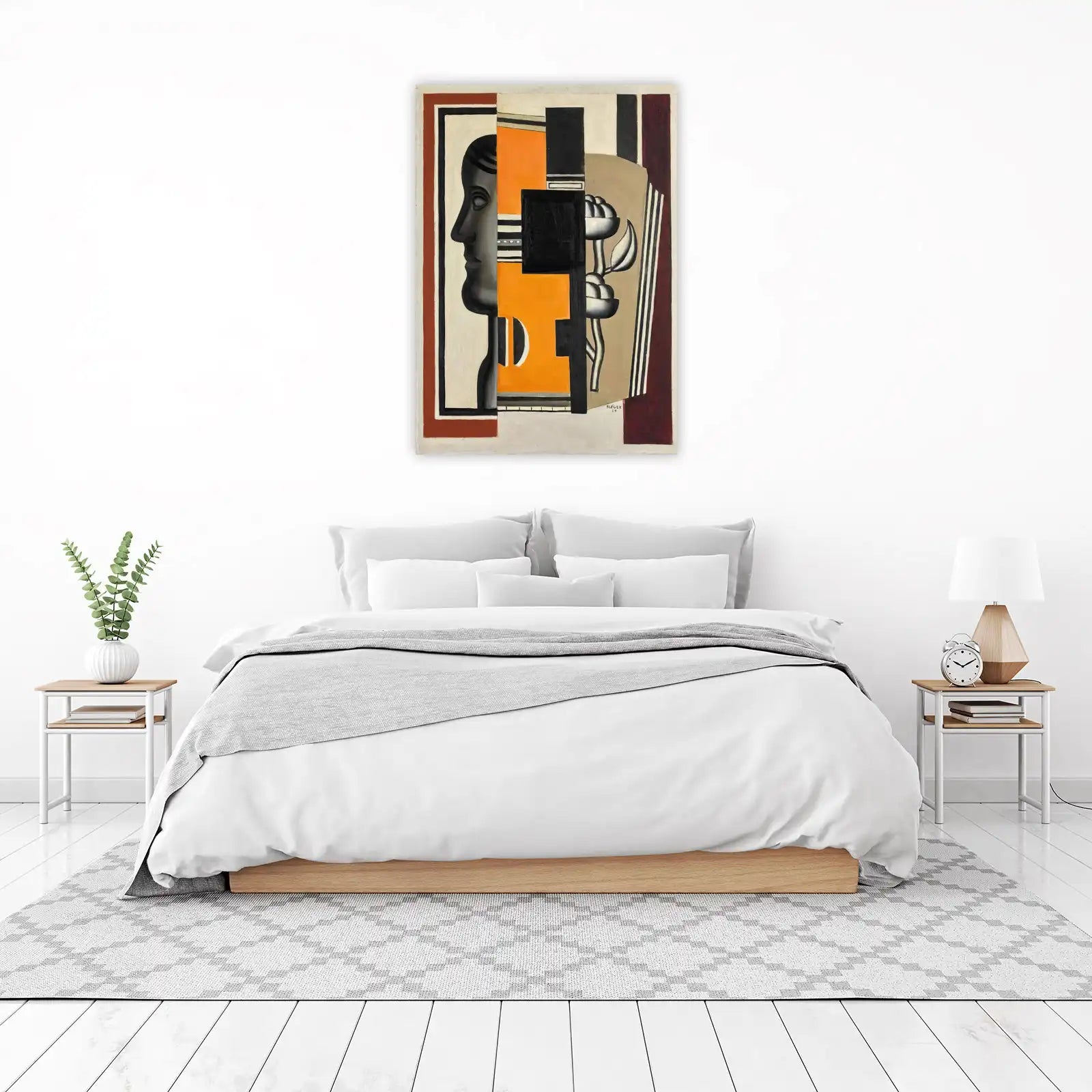 Modern Abstract Portrait Wall Art
