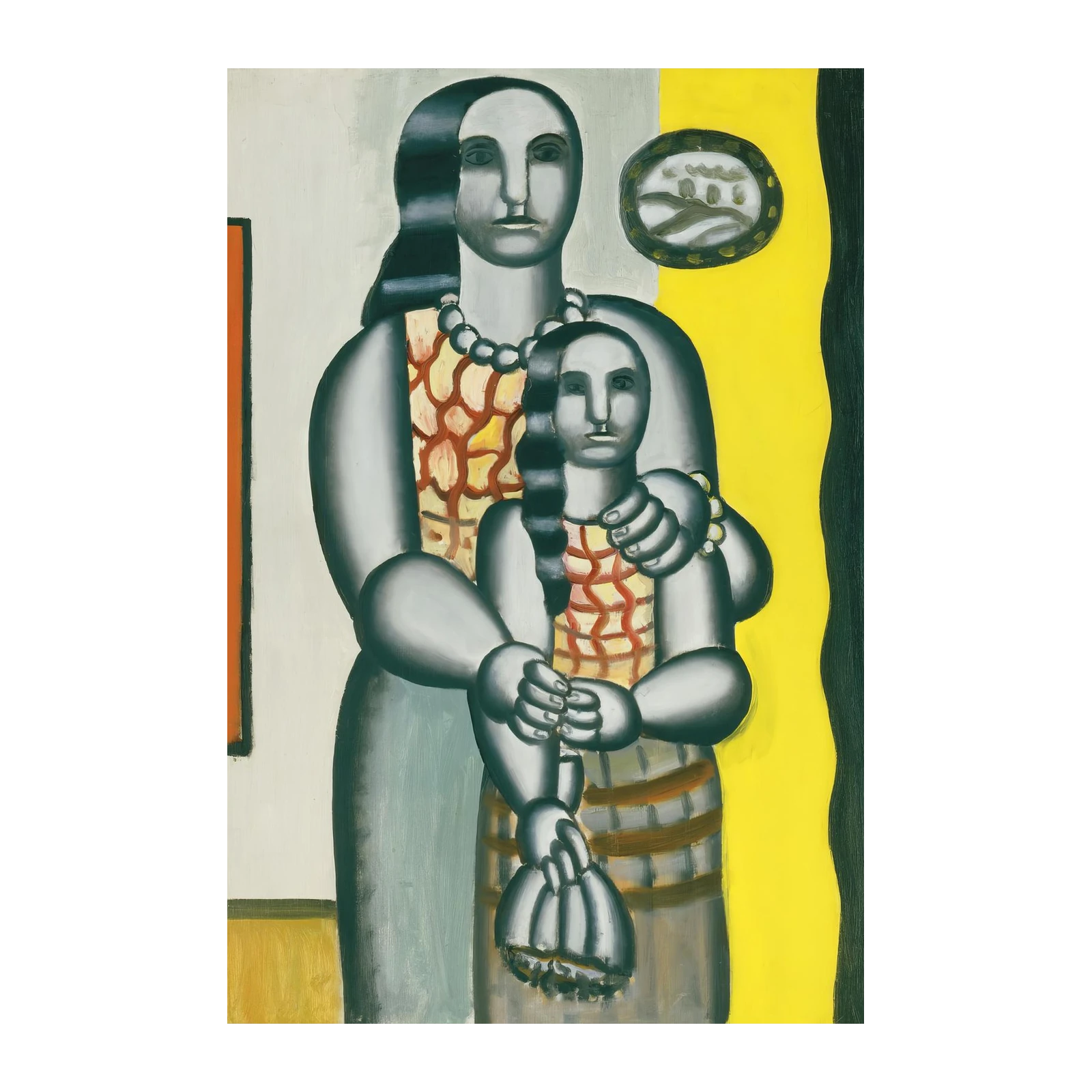 Mother and Child Modern Art Wall Art