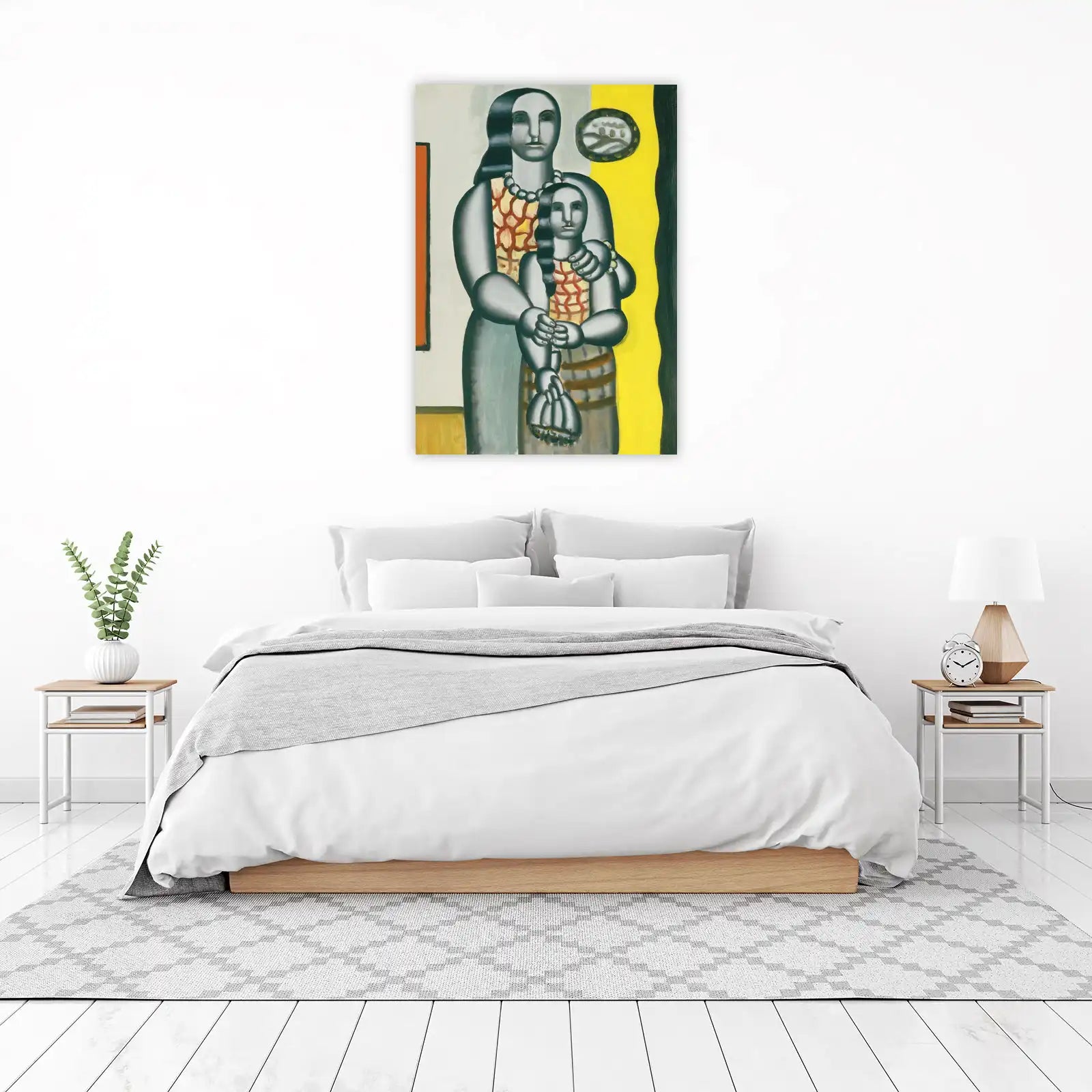 Mother and Child Modern Art Wall Art