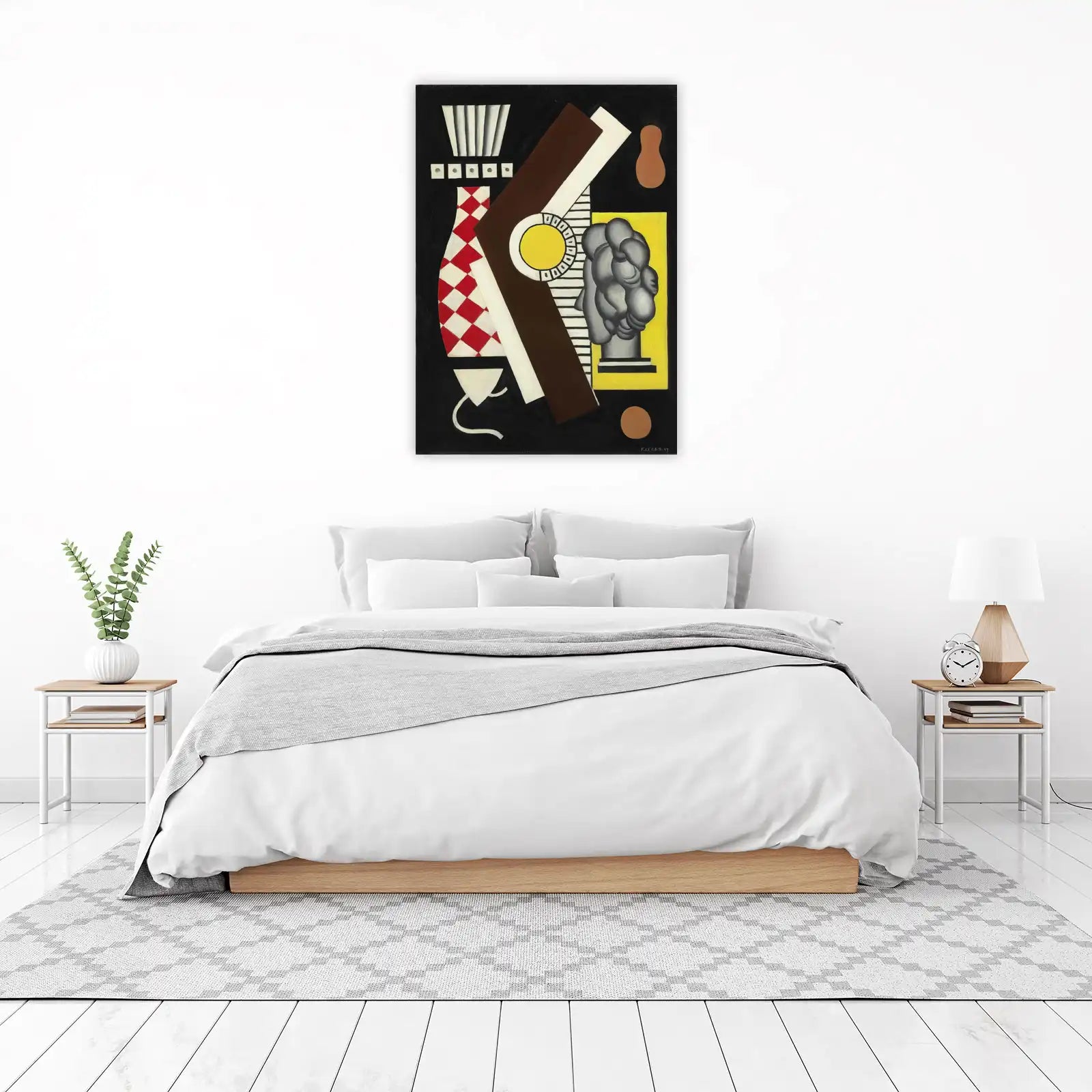 Abstract Geometric Still Life Wall Art