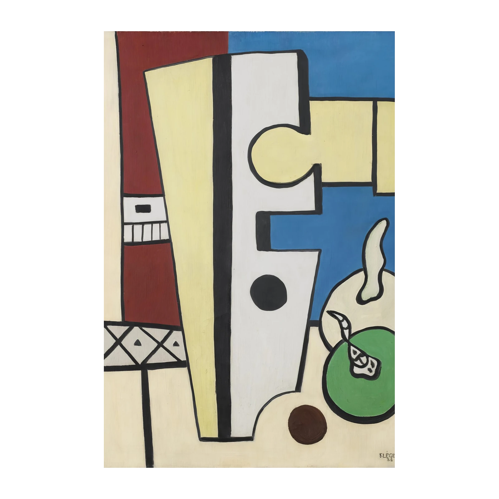 Abstract Geometric Composition Wall Art