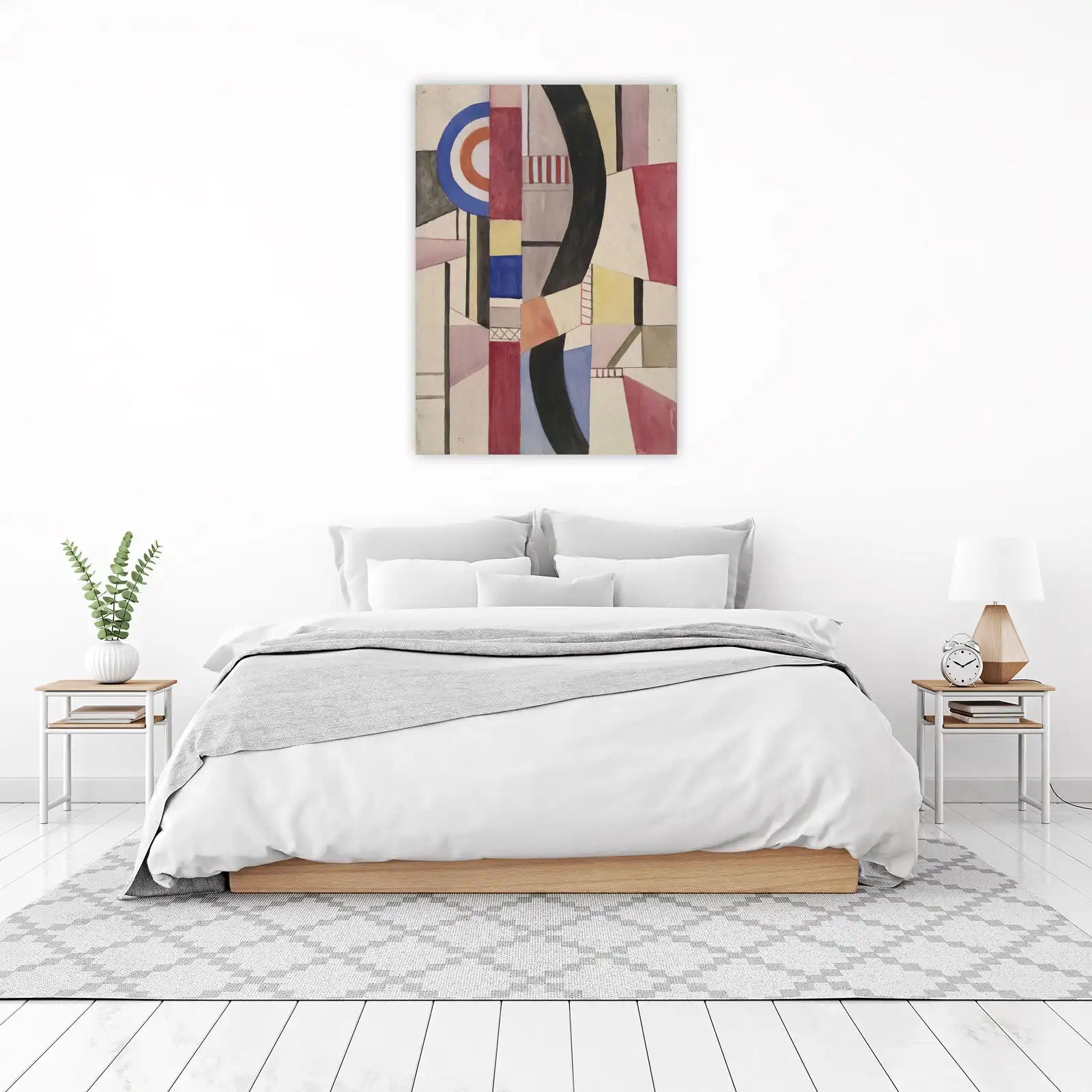 Vibrant Geometric Composition Wall Art
