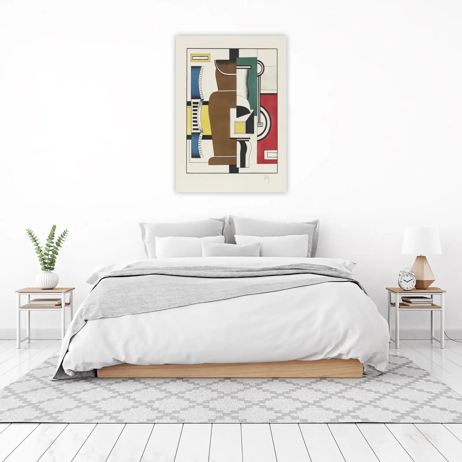 Abstract Geometric Harmony Wall Art