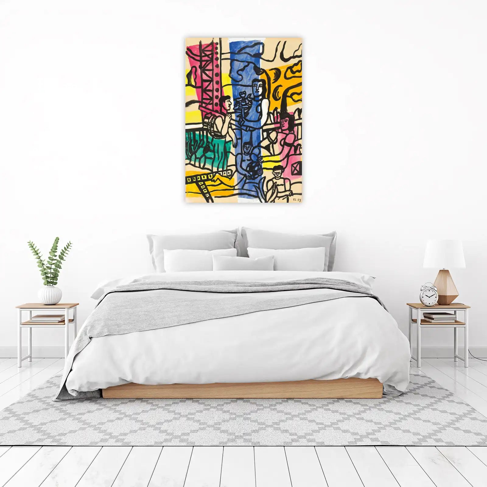 Vibrant Figurative Art Wall Art