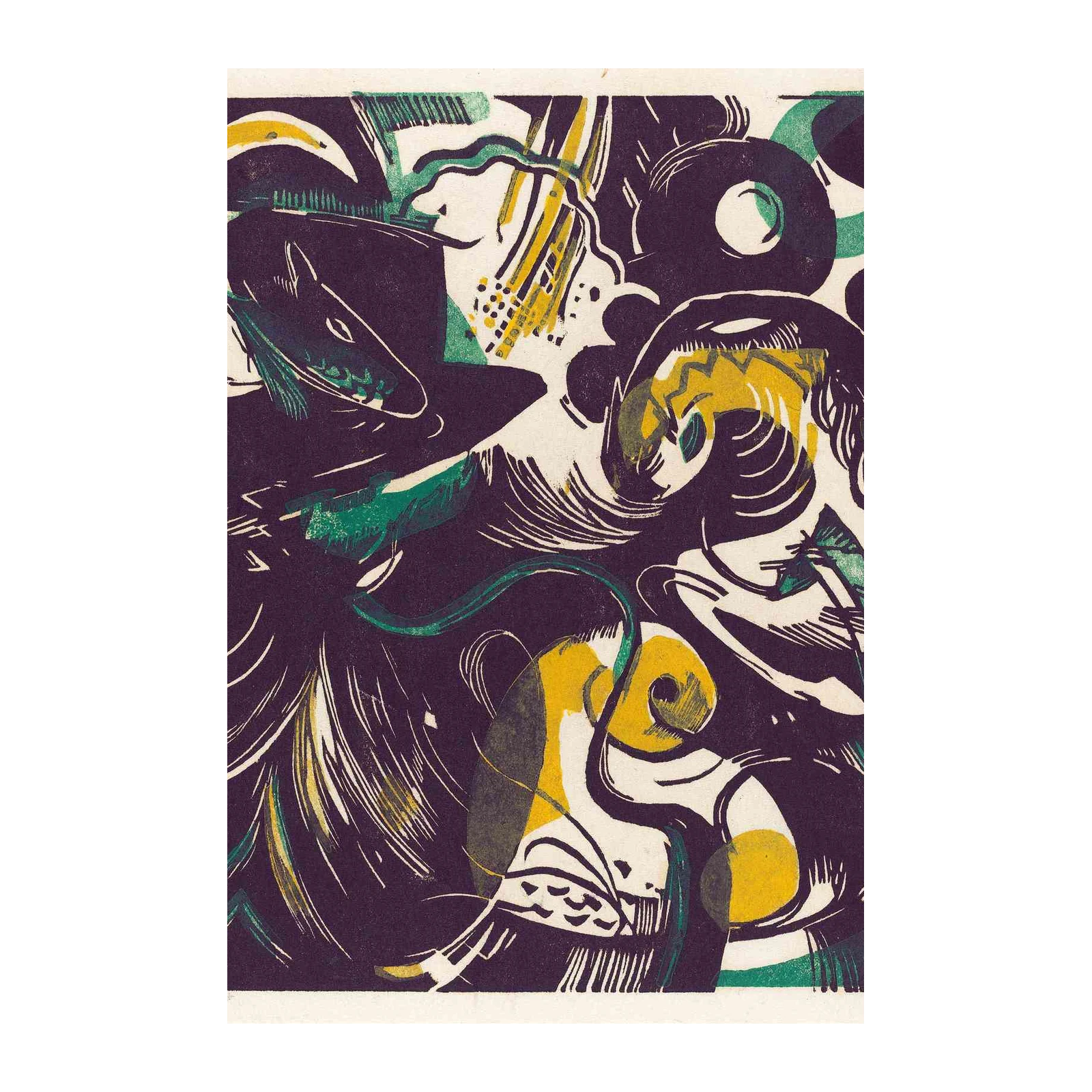 Abstract Animal Motion Wall Art