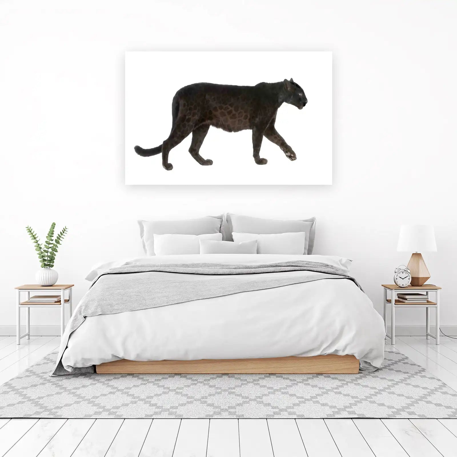 Majestic Black Panther Art Wall Art