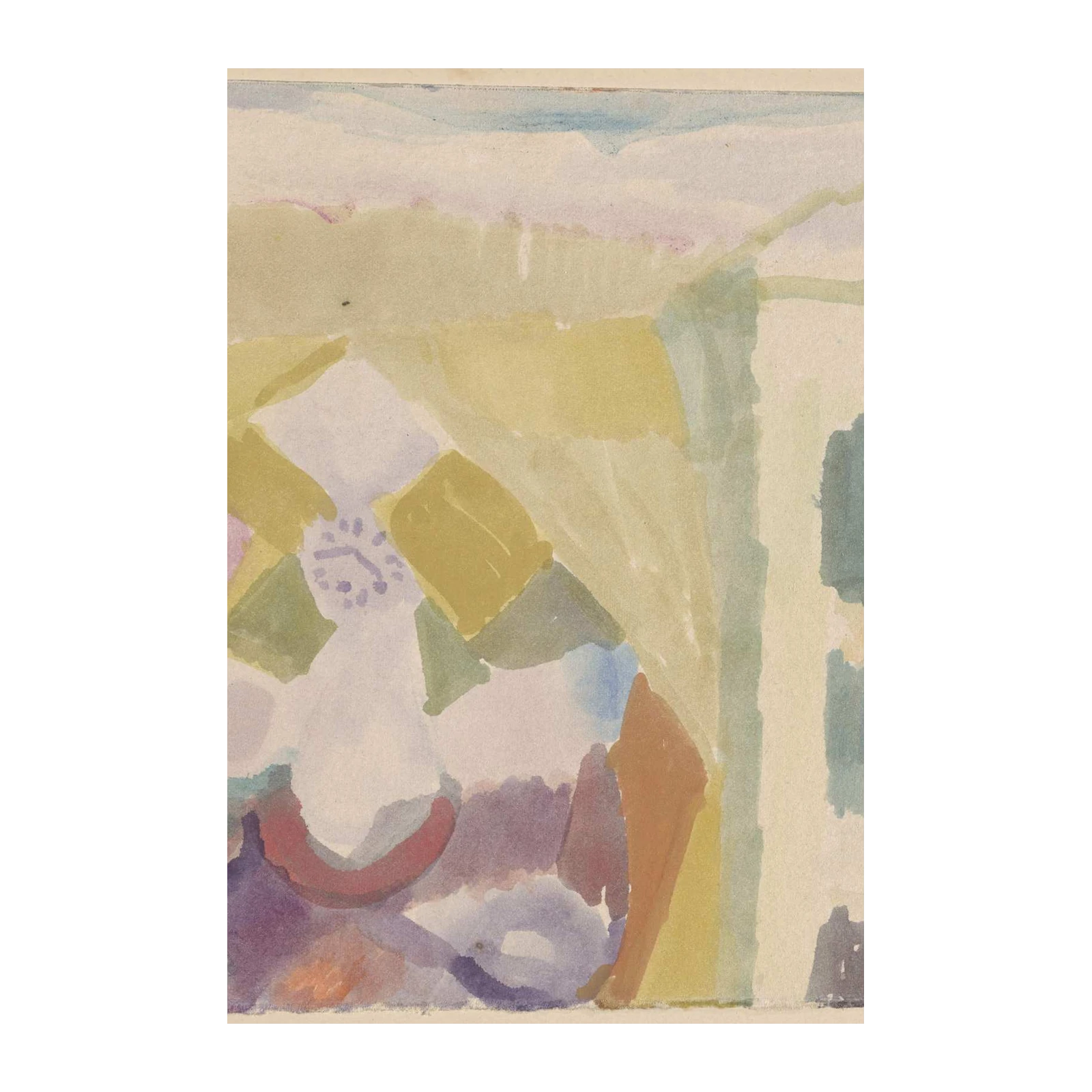 Abstract Watercolor Floral Wall Art