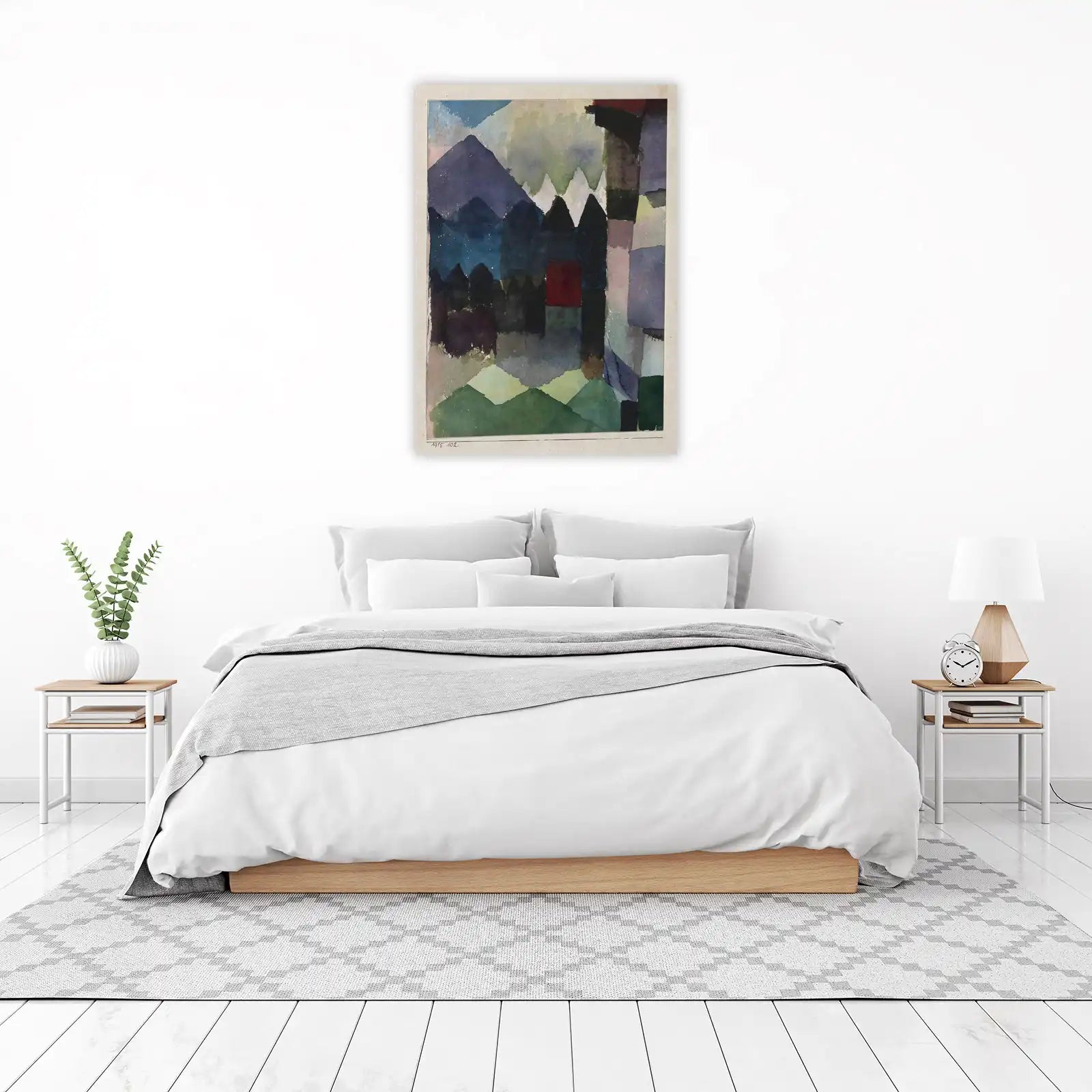 Paul Klee Mountain Landscape Wall Art