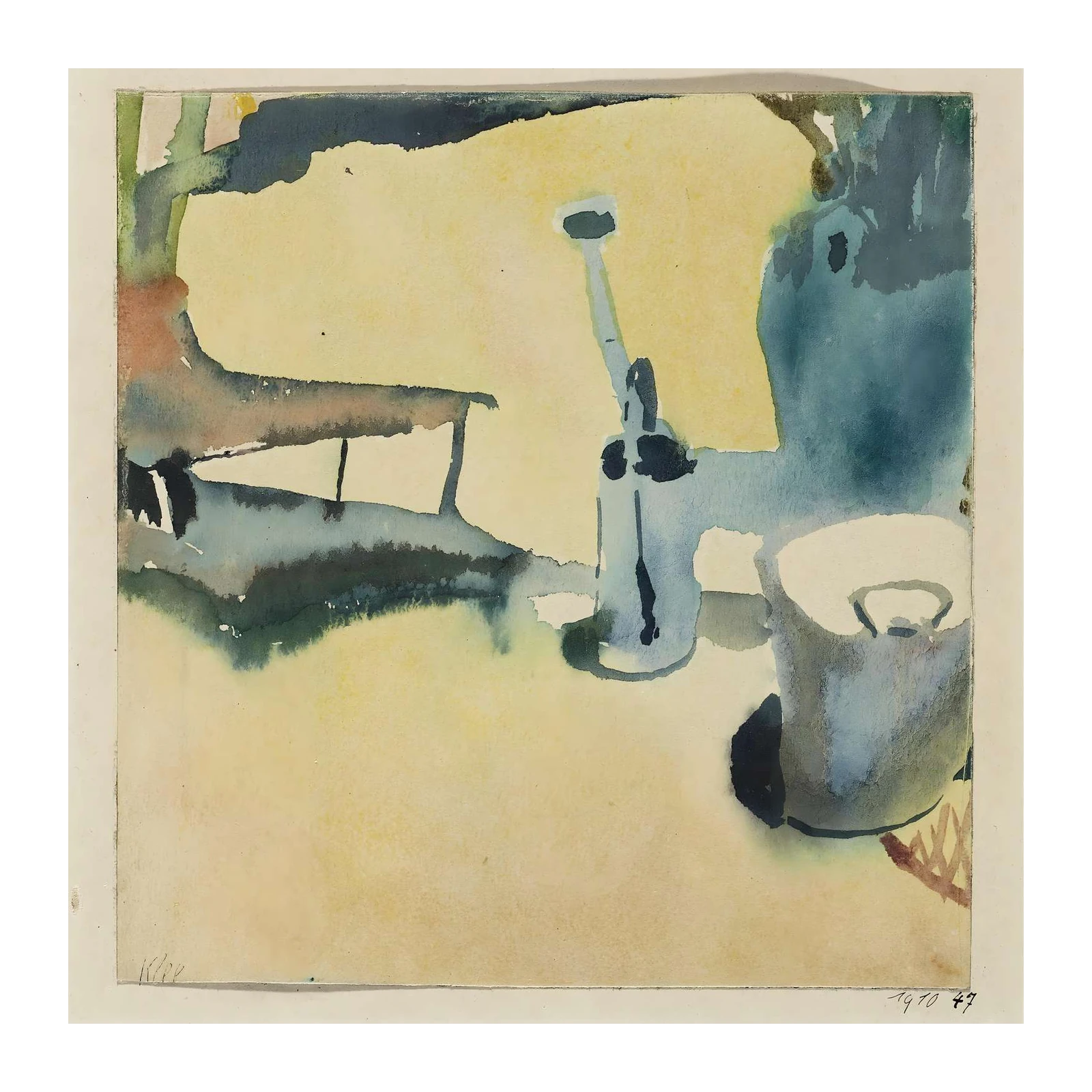 Abstract Still Life Watercolor Wall Art