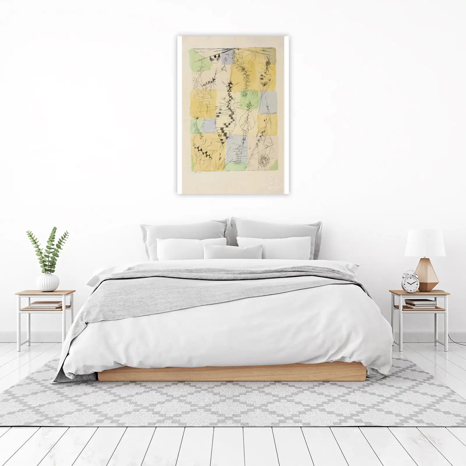 Whimsical Insect Art Nouveau Wall Art