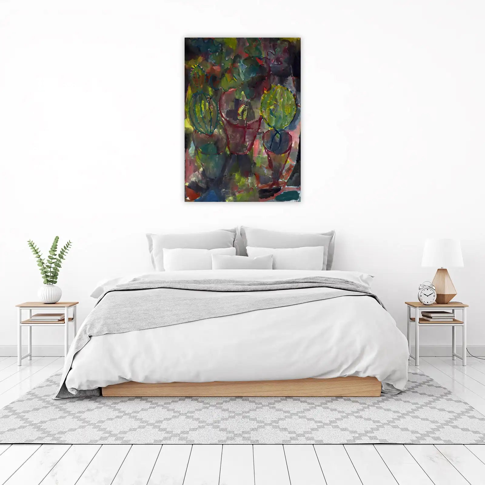 Vibrant Still Life Floral Garden Wall Art