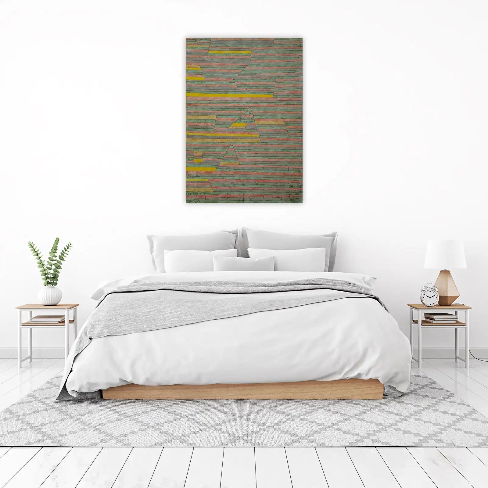 Abstract Striped Landscape Wall Art