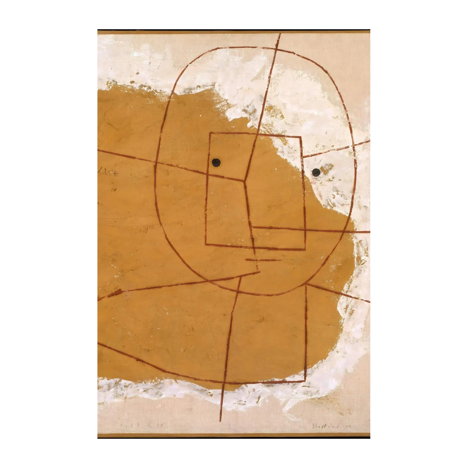 Abstract Portrait Textured Wall Art