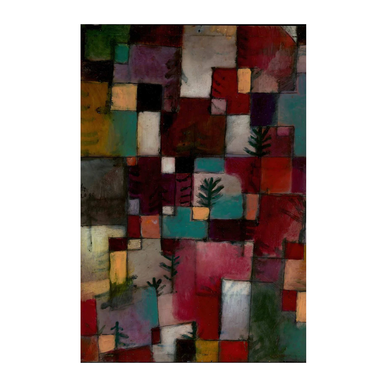 Paul Klee Abstract Forest Wall Art