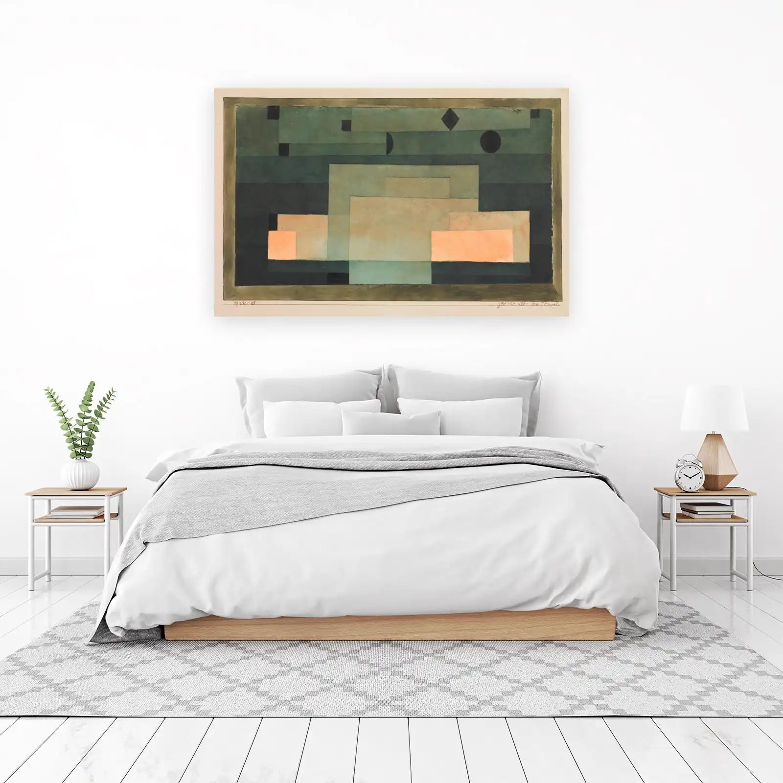 Abstract Geometric Nature Landscape Wall Art