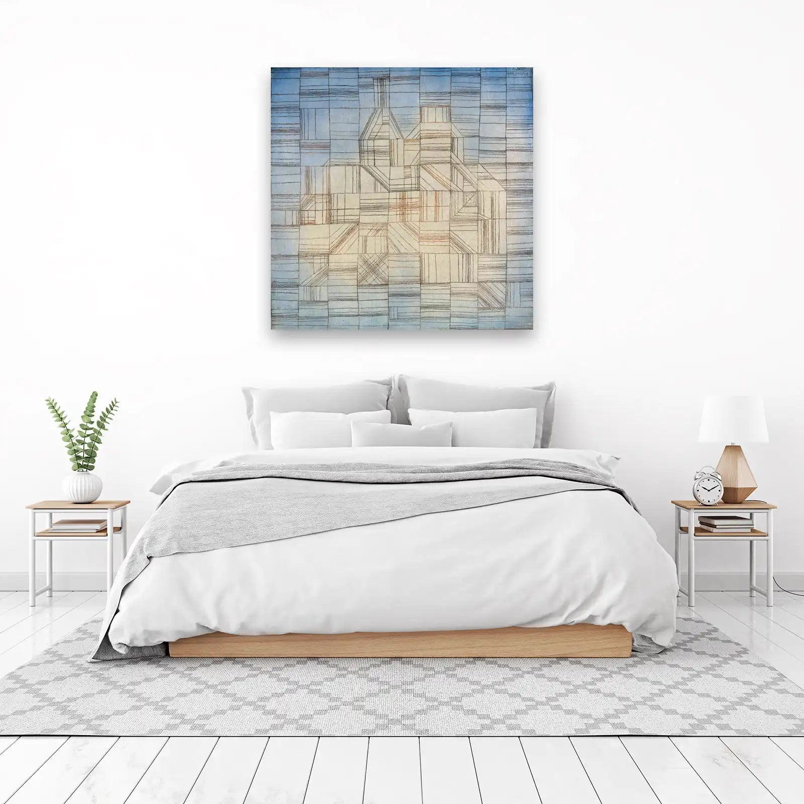 Geometric Abstraction Line Art Wall Art