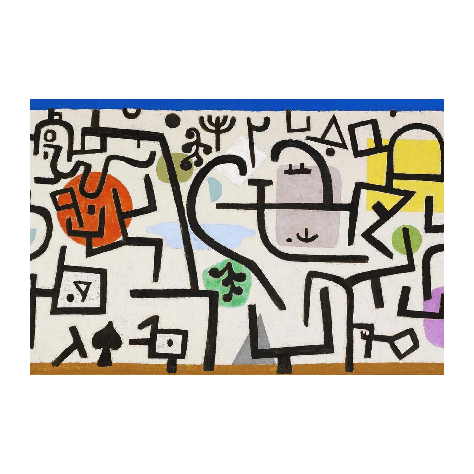 Abstract Geometric Whimsy Wall Art