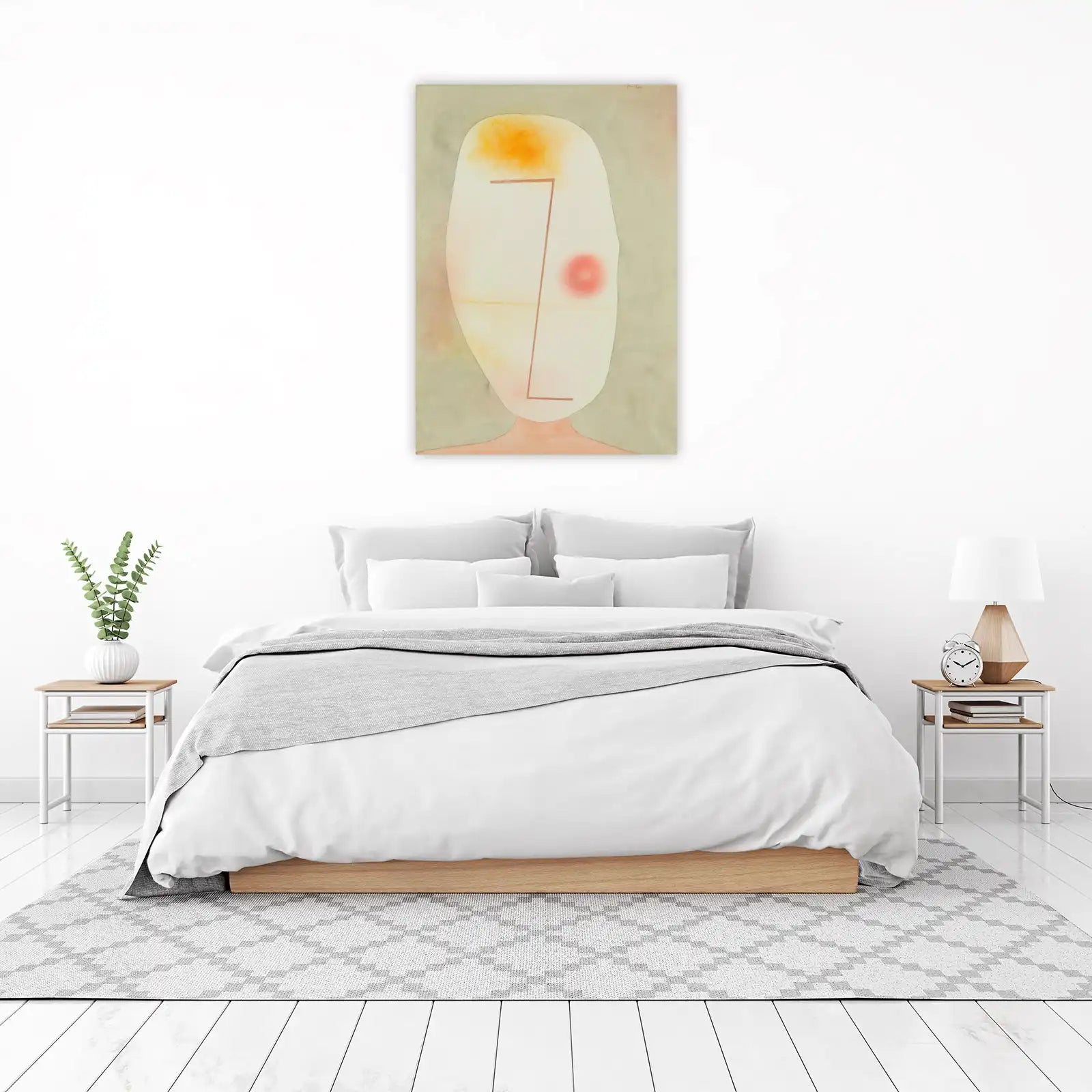 Abstract Face Portrait Wall Art