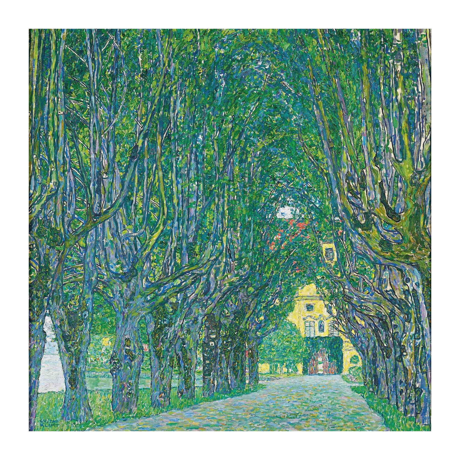 Vibrant Forest Path Wall Art - Nature Art
