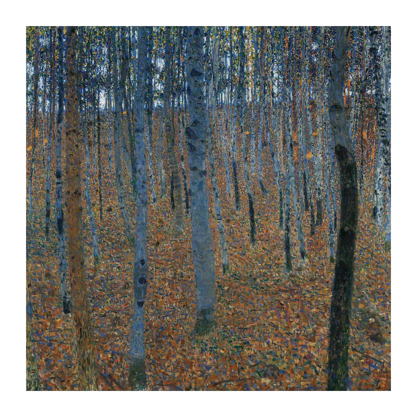 Golden Autumn Forest Wall Art Wall Art