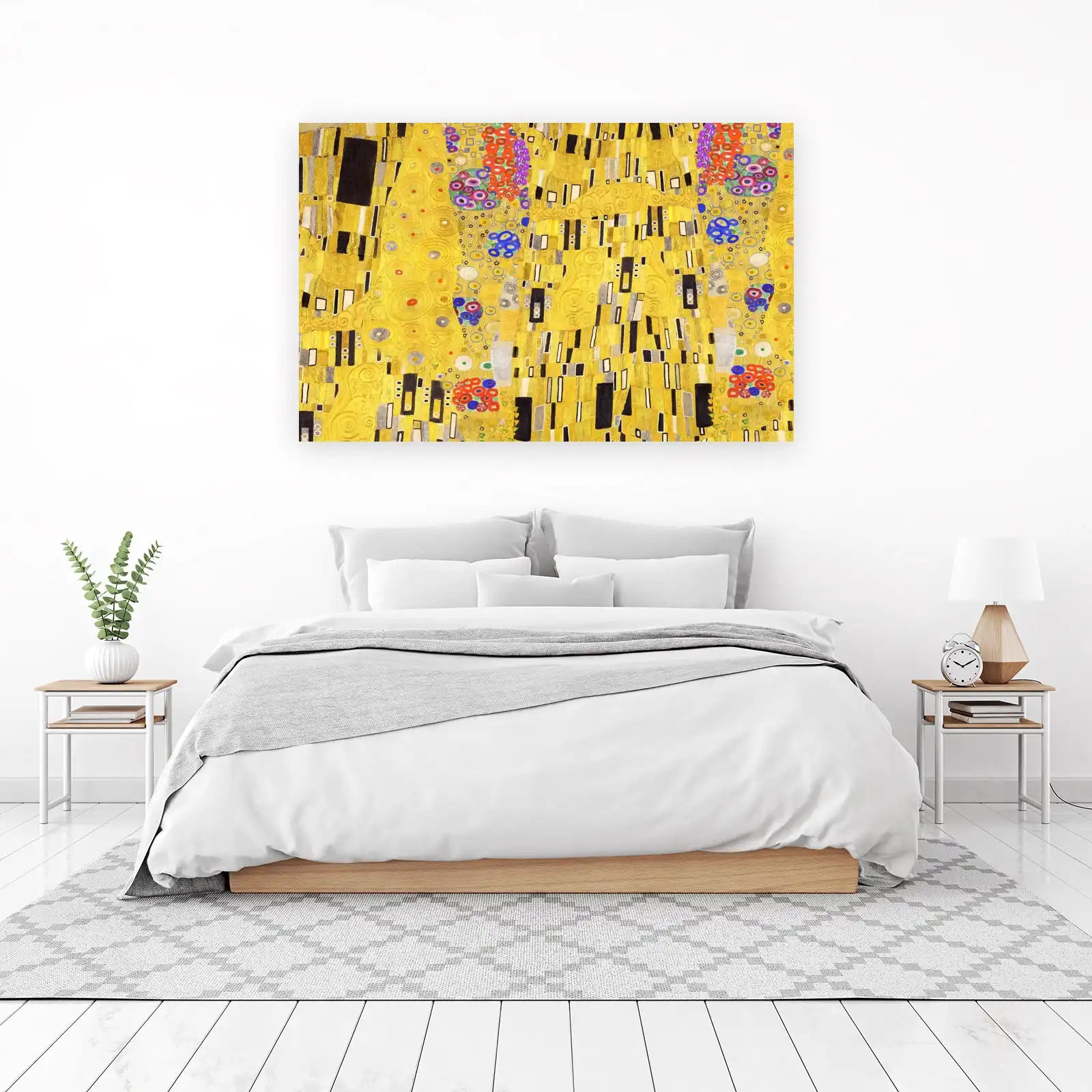 Gustav Klimt "The Kiss" Wall Art Wall Art