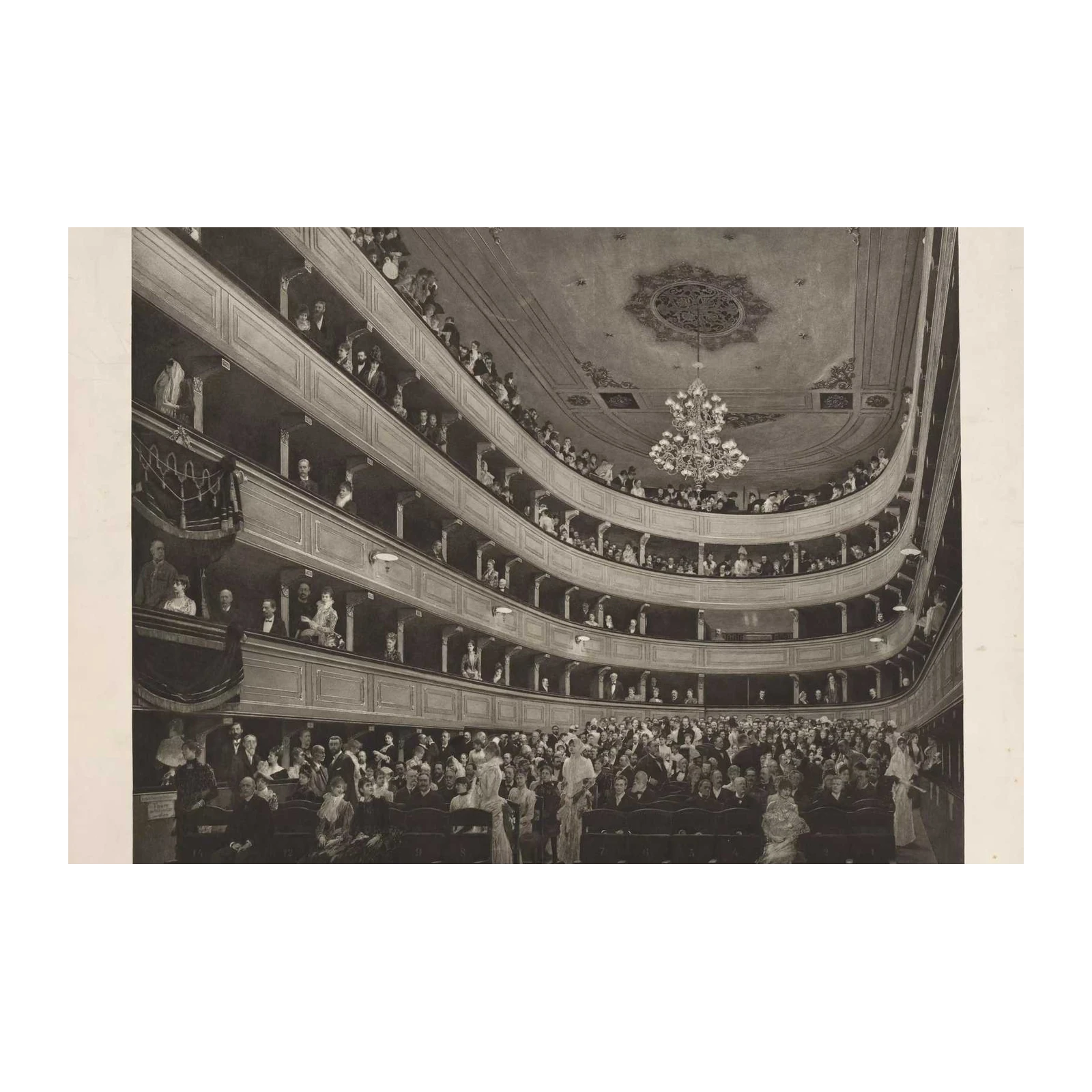 Historic Theater Interior Wall Art - Elegant Wall Art