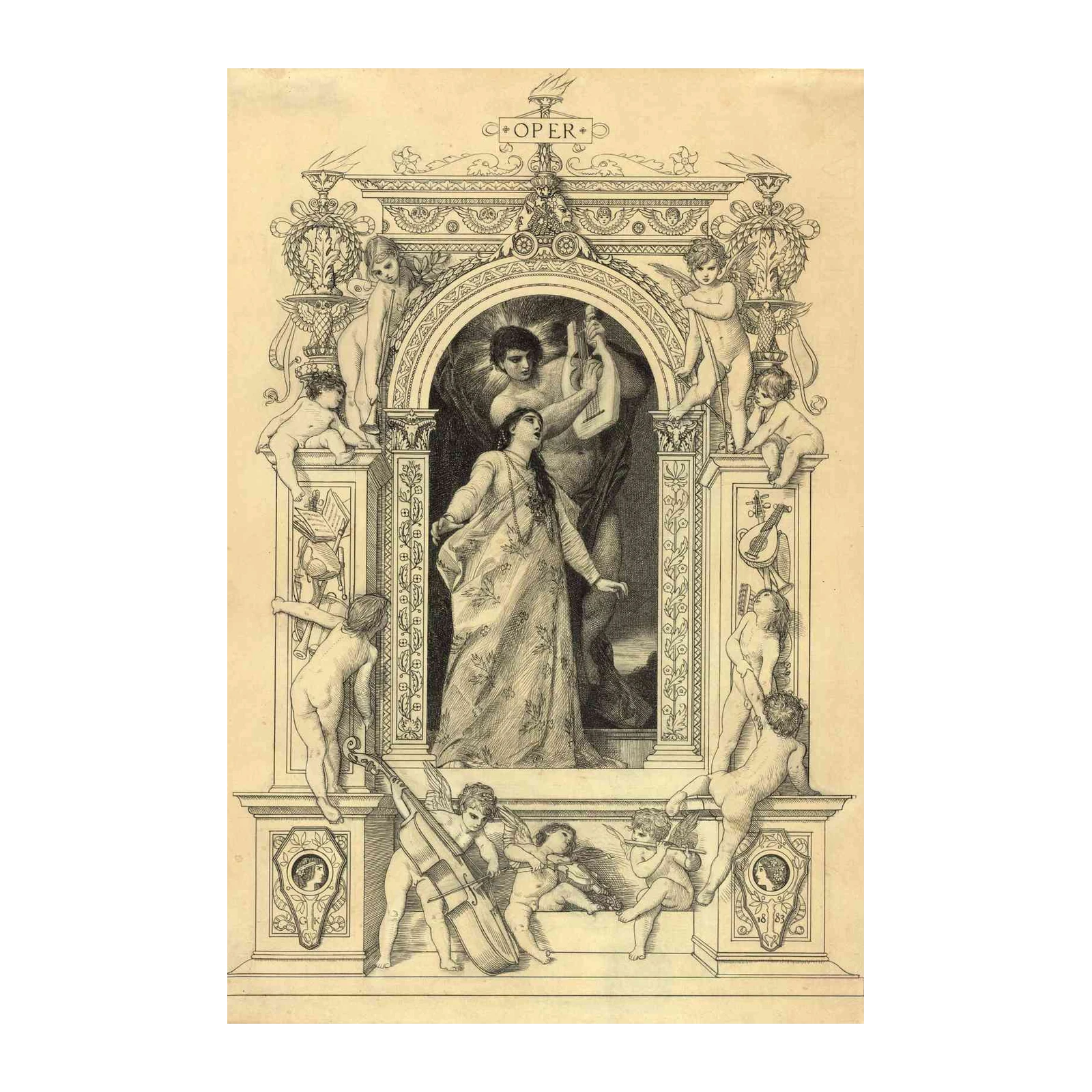 Victorian Opera Serenade Wall Art