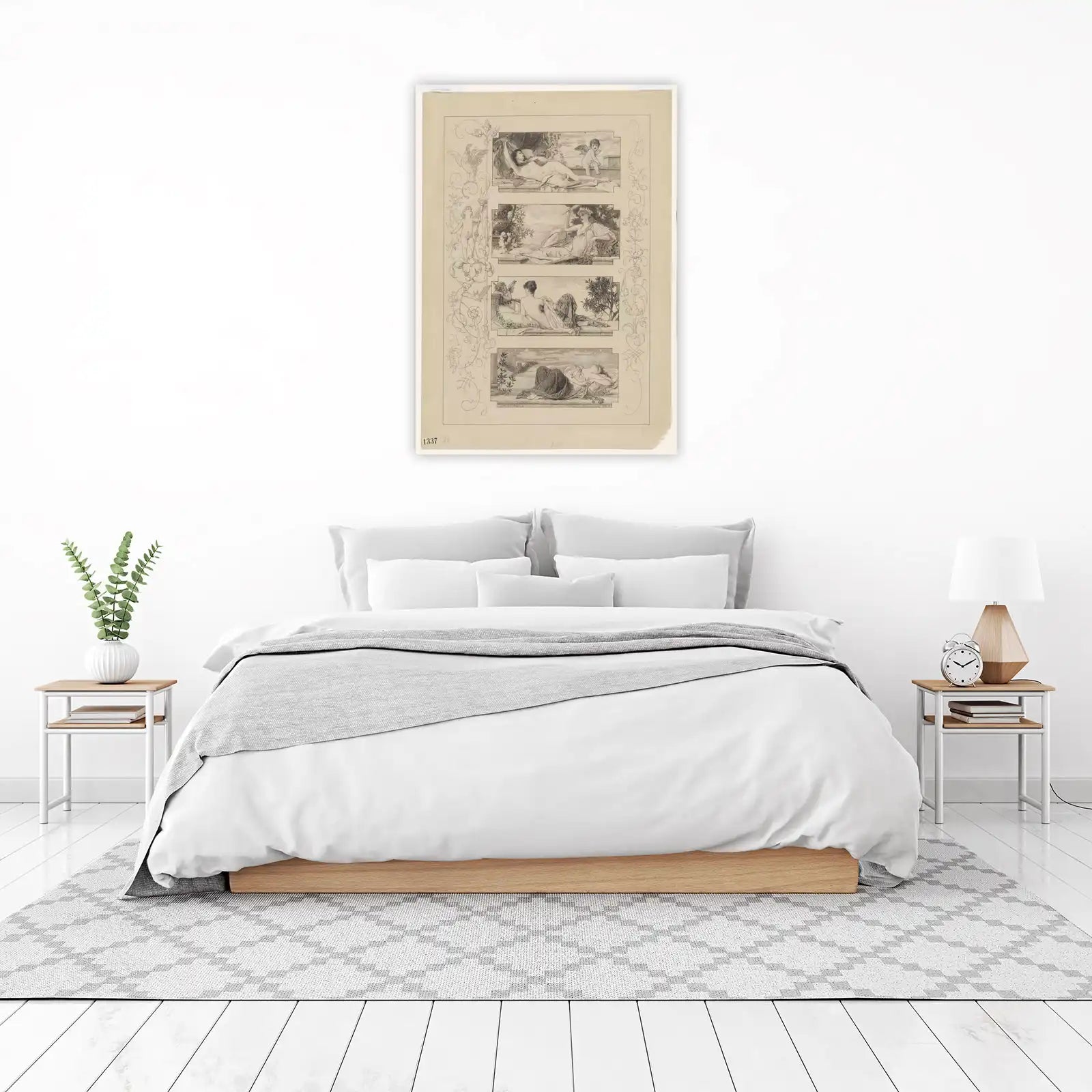 Allegorical Nudes & Cupids Wall Art