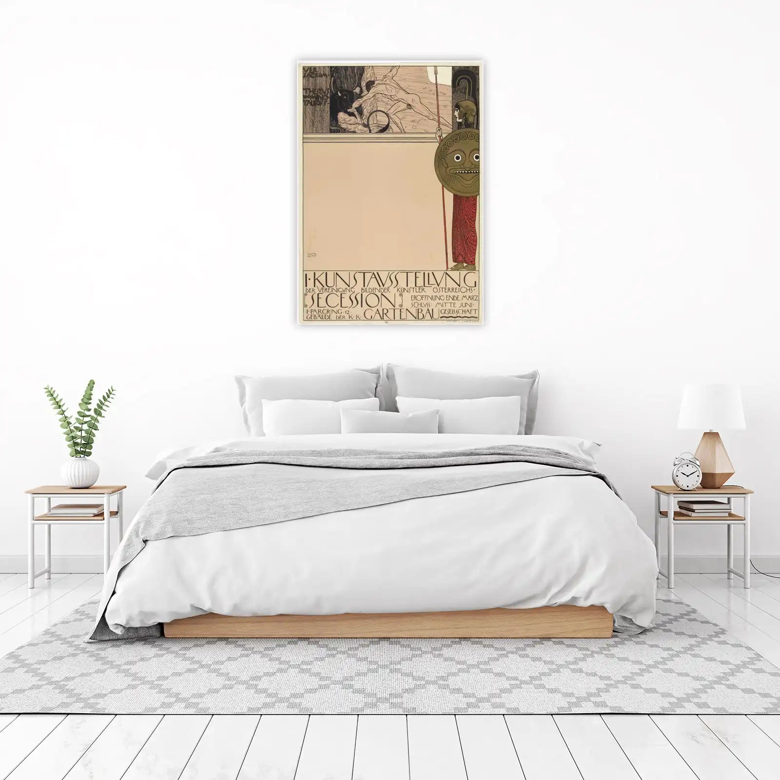Gustav Klimt Secession Bull Fight Wall Art