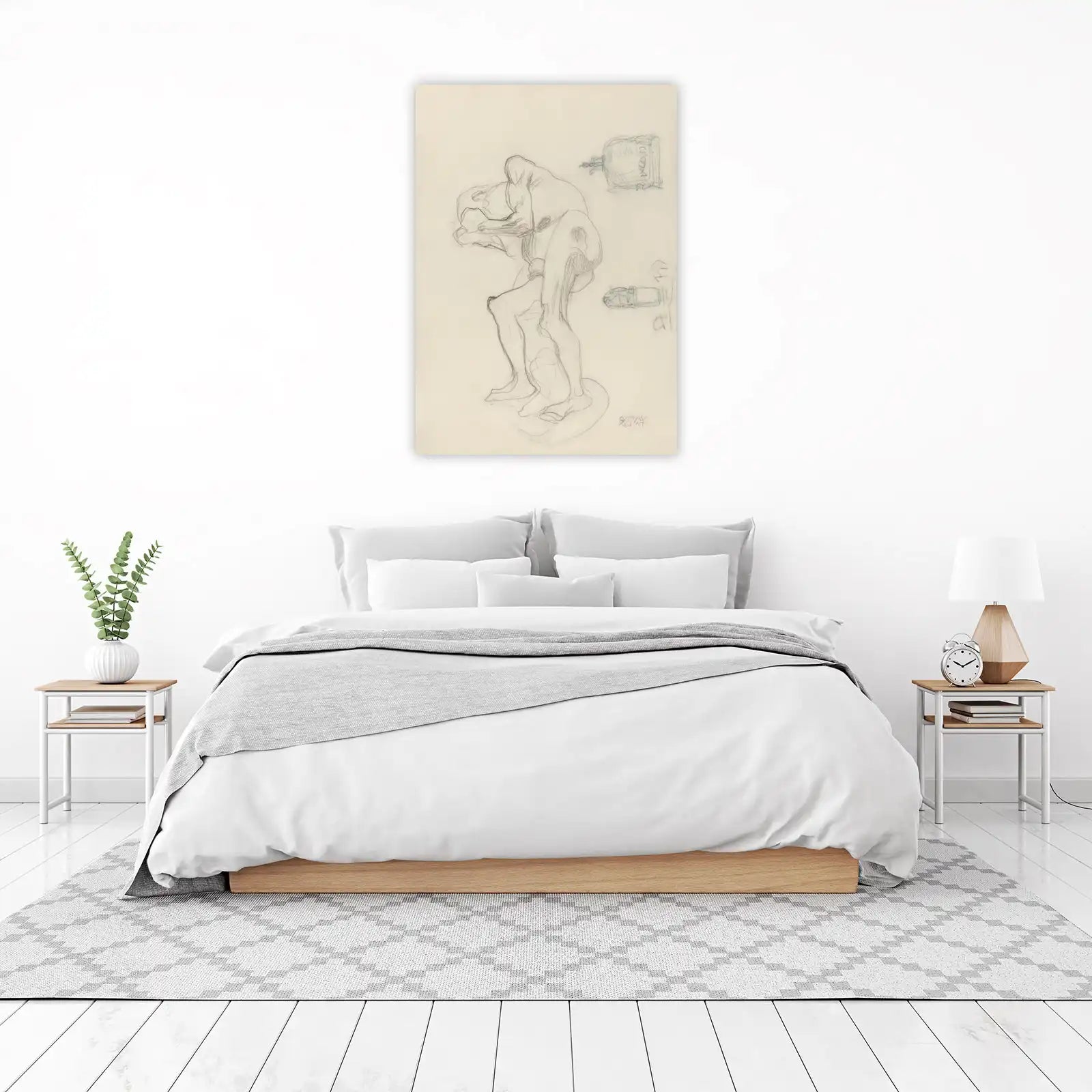 Figurative Study Sketch Wall Art