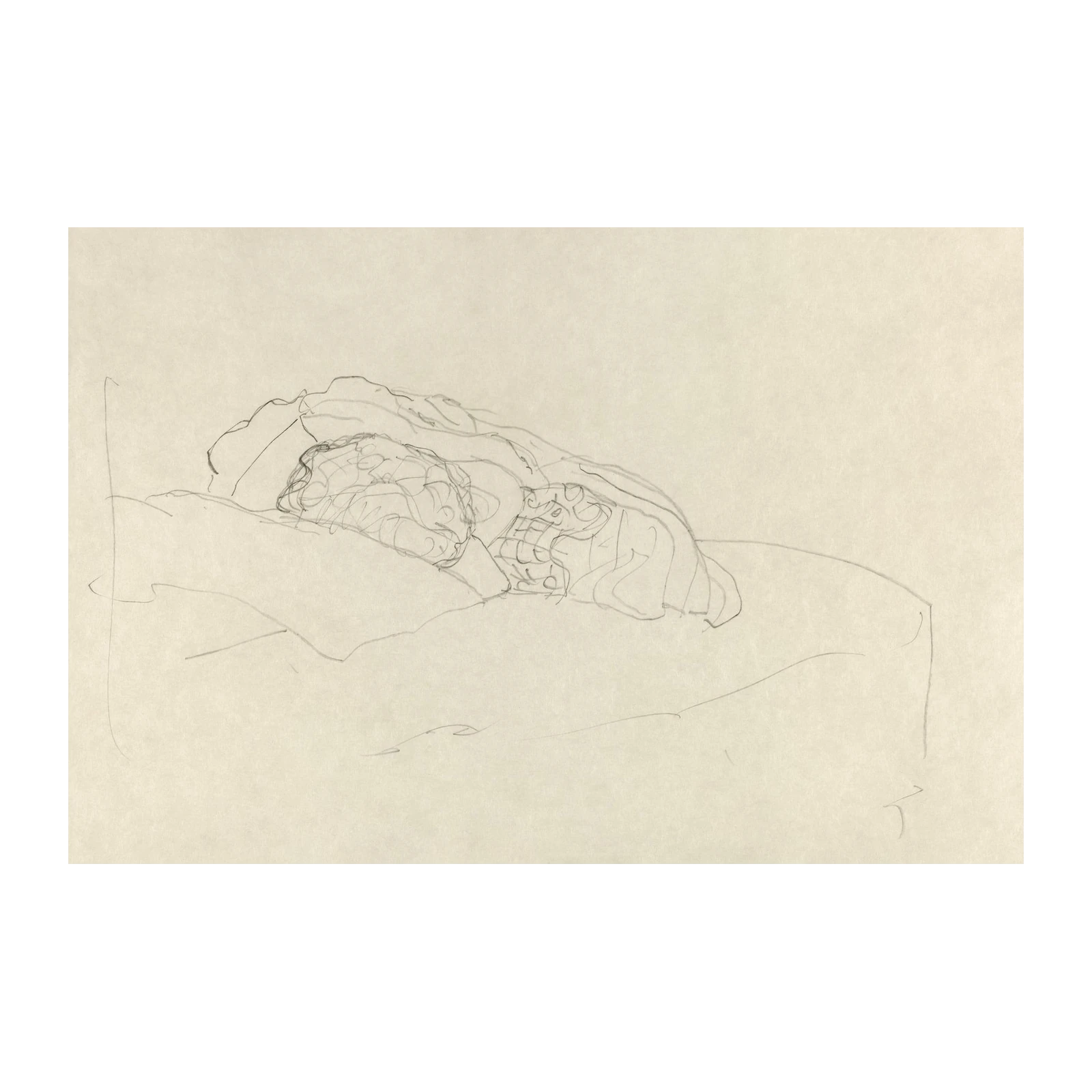 Serene Figure Sketch Minimalist Wall Art Wall Art