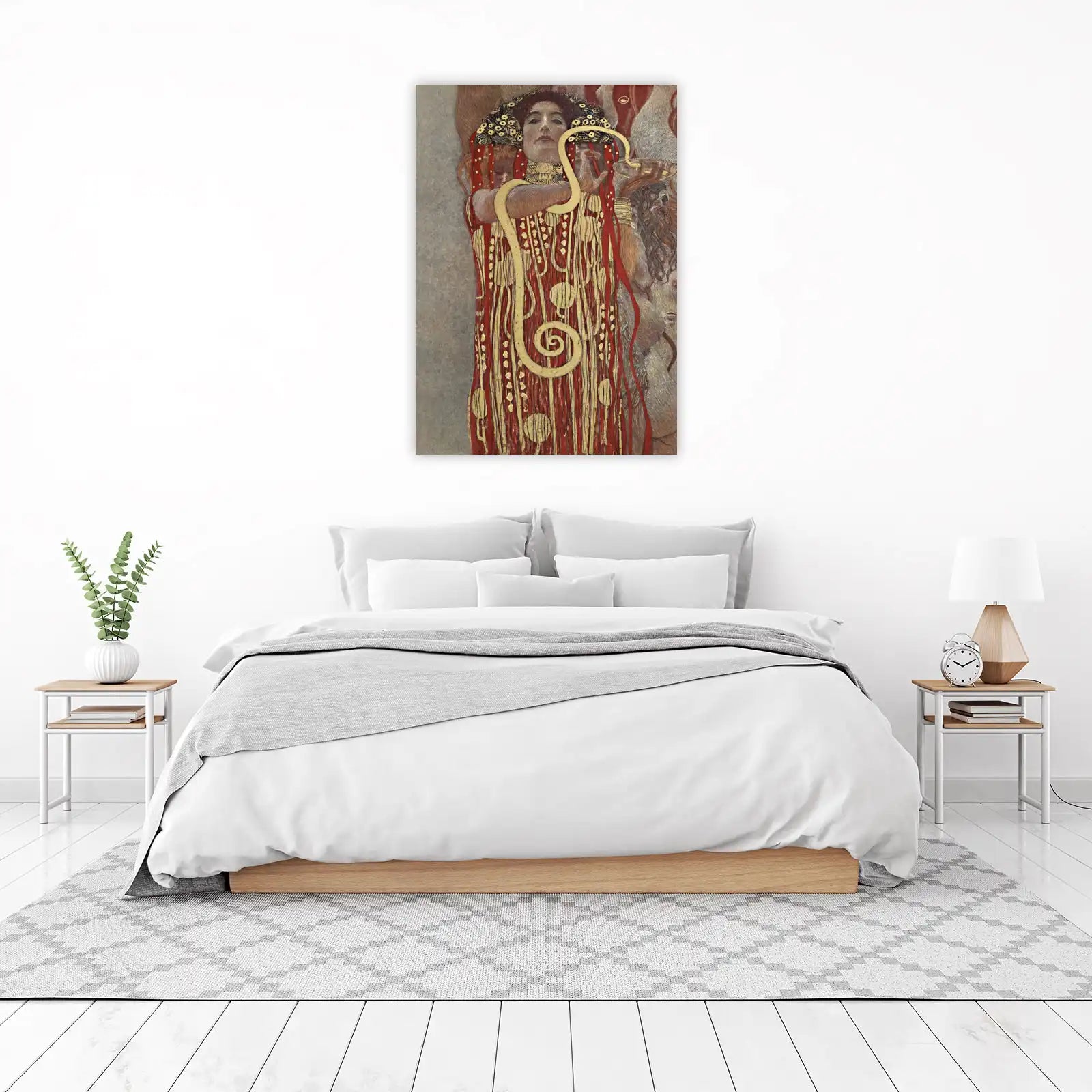 Golden Serpent Klimt Style Wall Art Wall Art