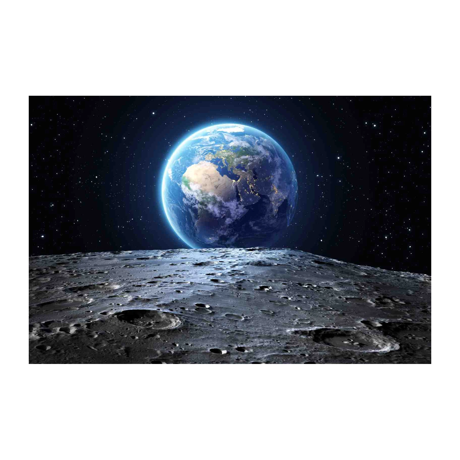 Earthrise from Moon Cosmic View Wall Art