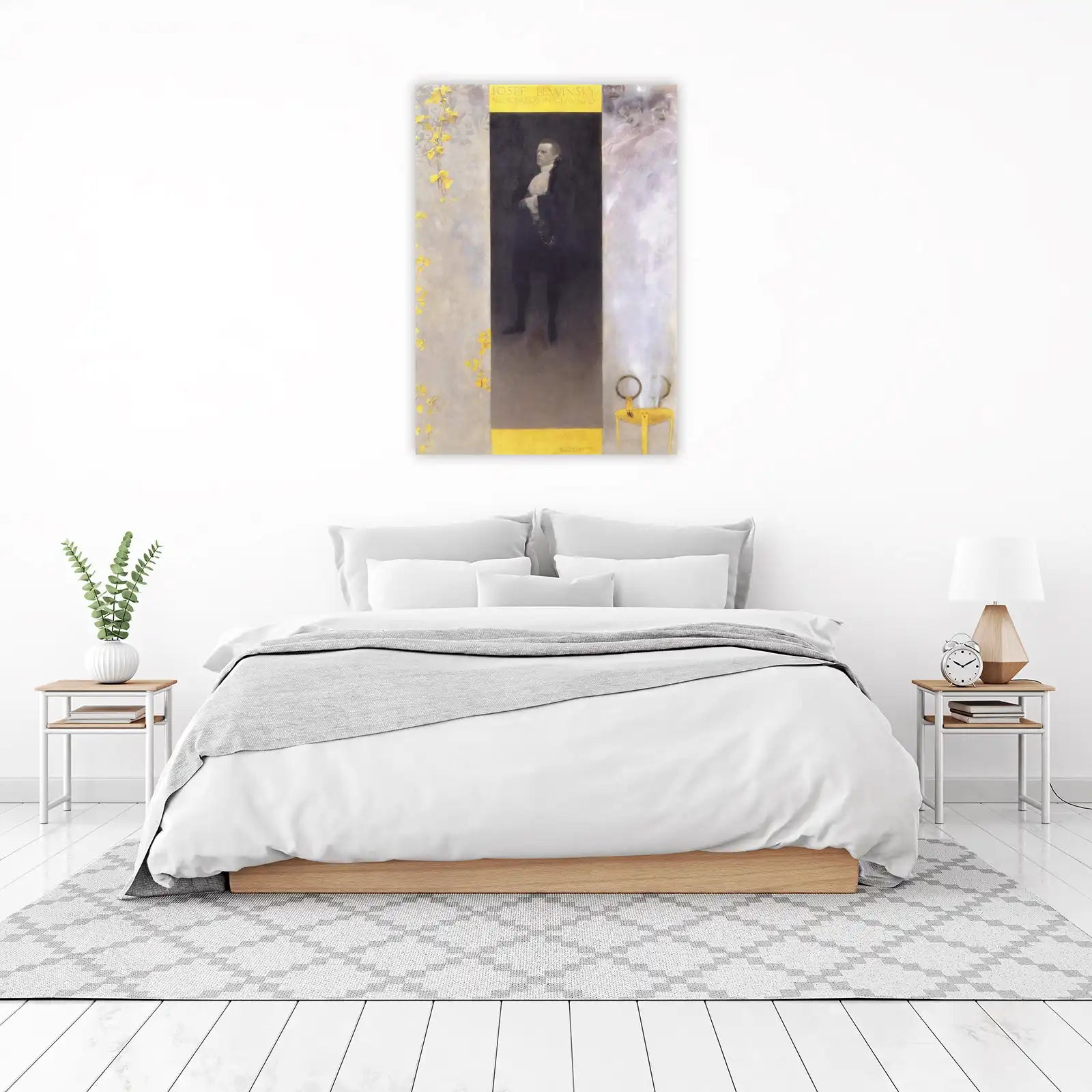 Gustav Klimt Portrait Wall Art - Art Nouveau Elegance