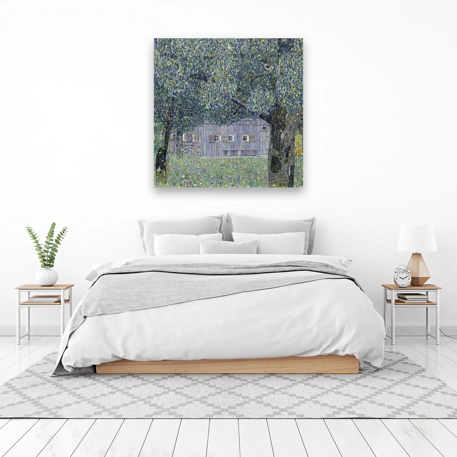 Serene Garden Retreat Landscape Wall Art