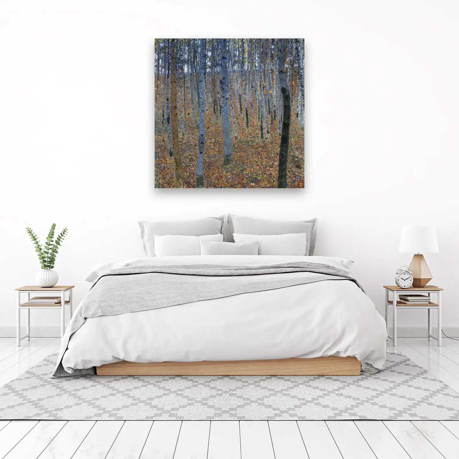 Birch Forest Autumn Landscape Wall Art