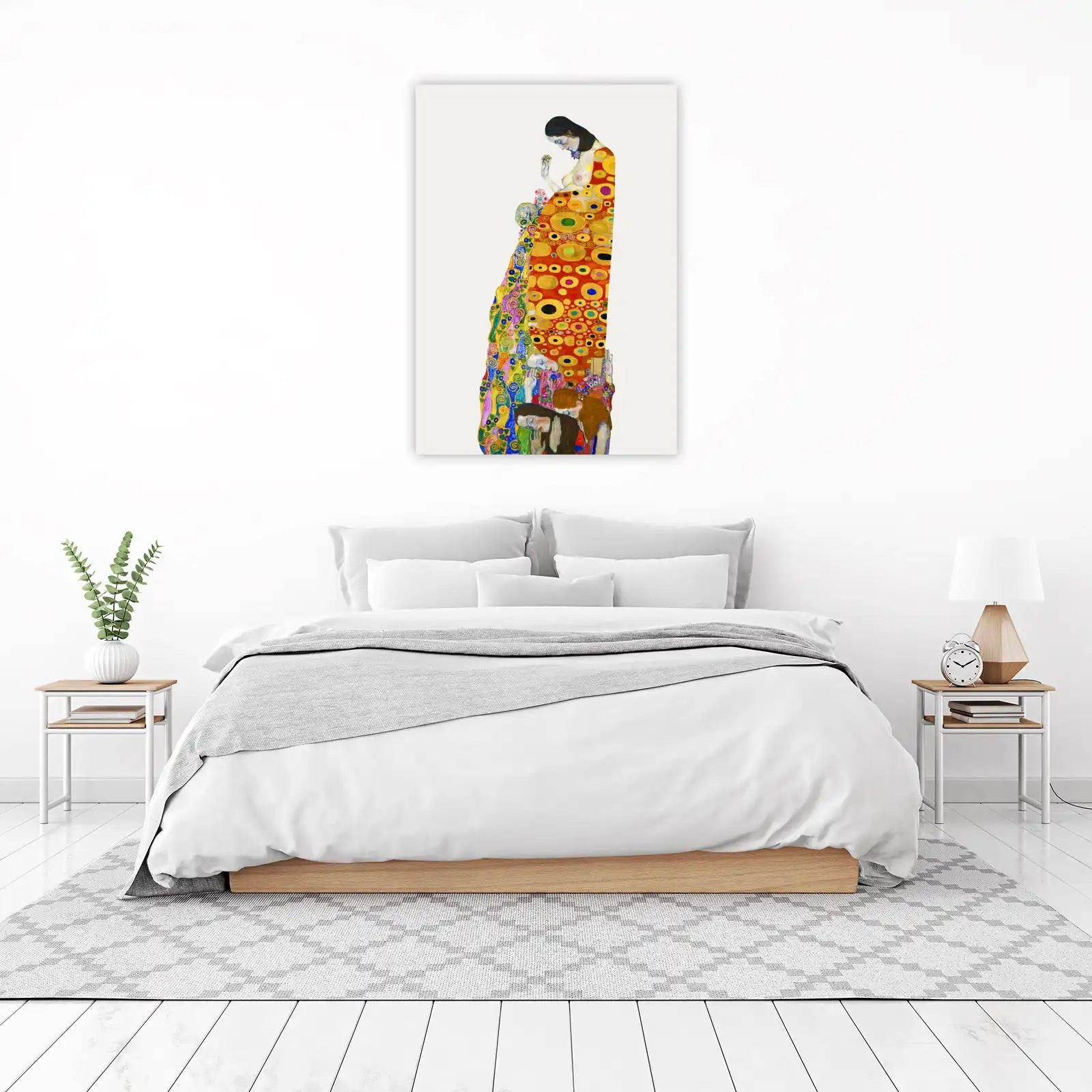 Embrace of Life Klimt Inspired Wall Art