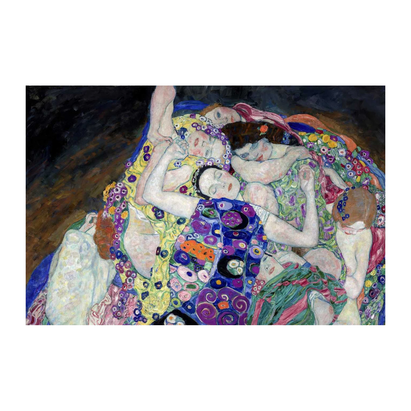 The Embrace of Love Klimt Inspired Wall Art
