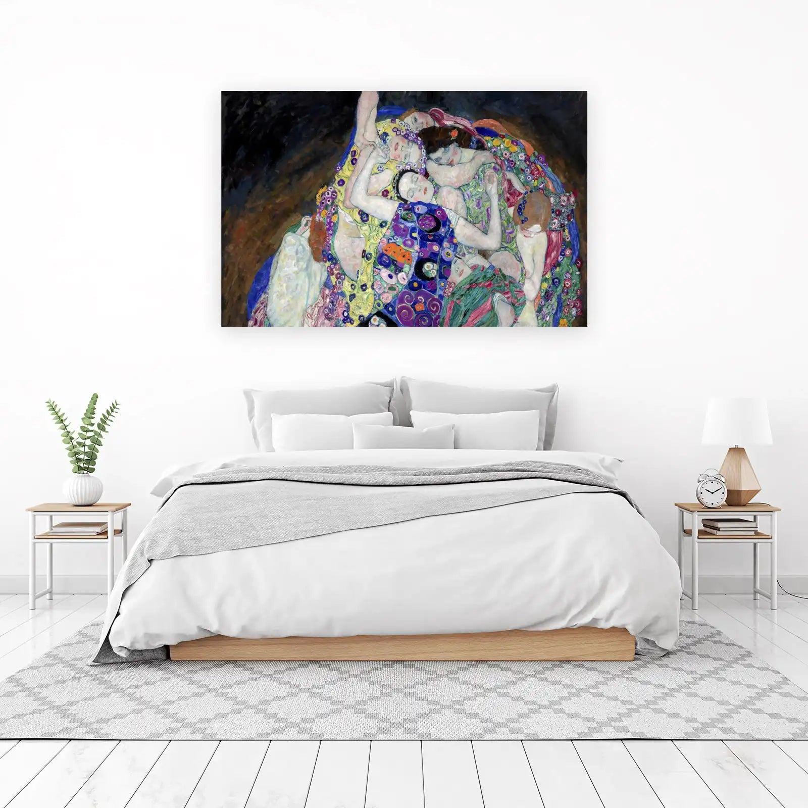 The Embrace of Love Klimt Inspired Wall Art