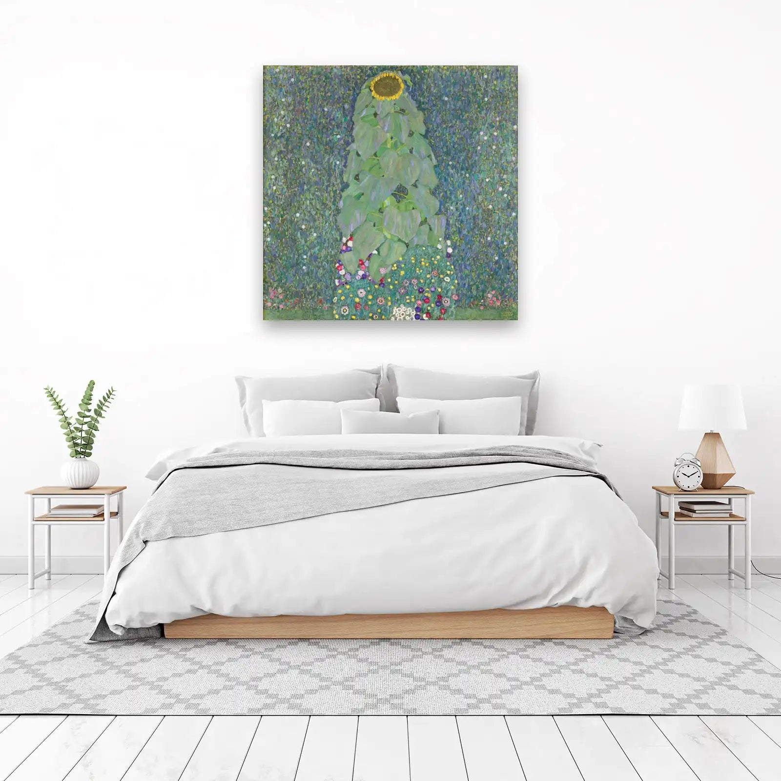 Klimt Sunflower Garden "Flower Garden" Wall Art