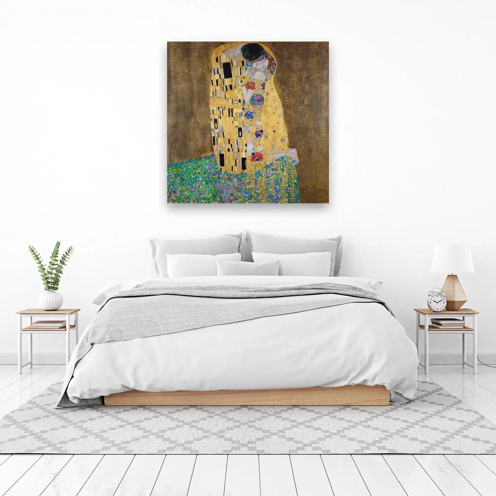 Gustav Klimt The Kiss Wall Art Wall Art
