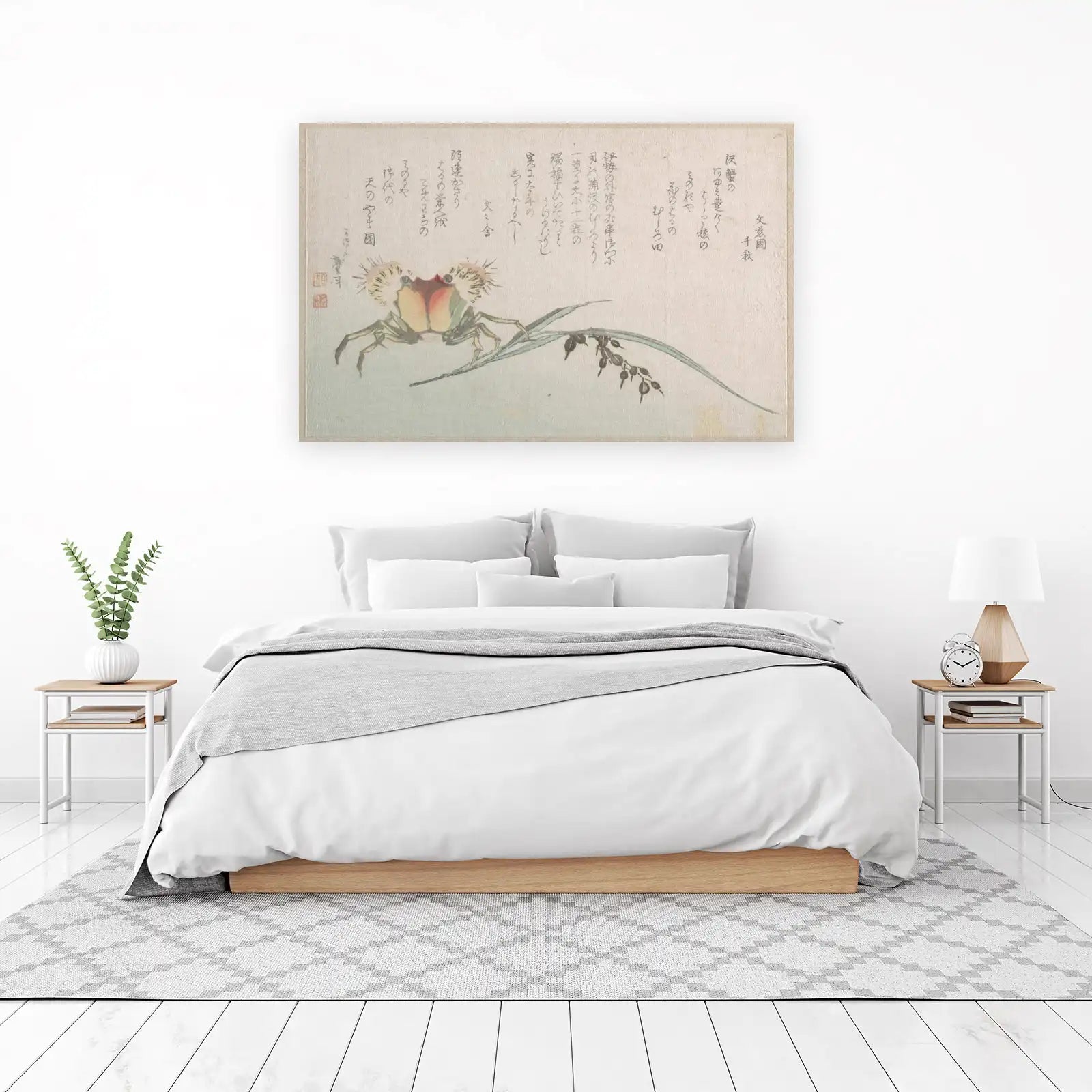 Vintage Crab Japanese Art Wall Art