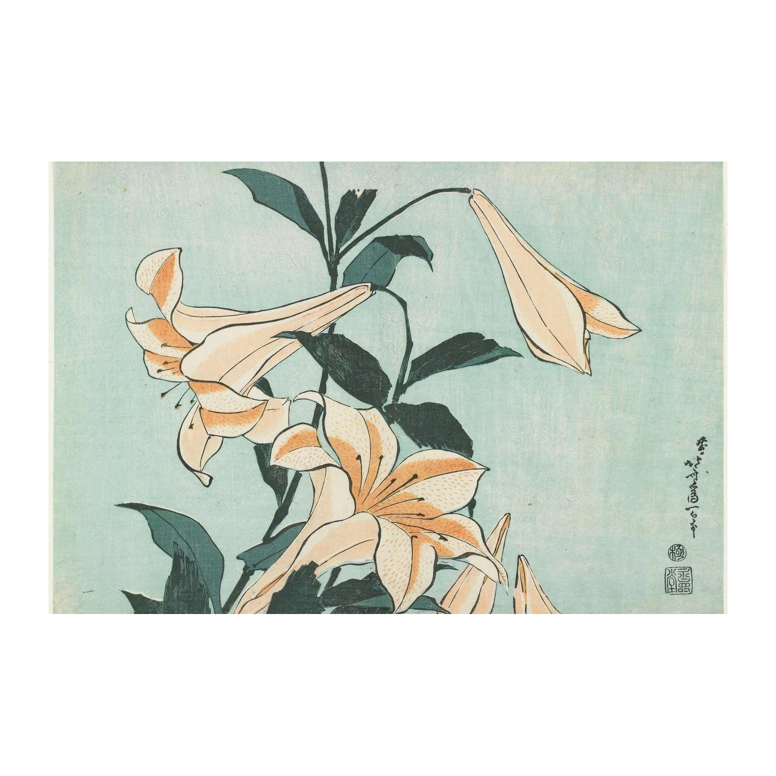 Elegant Lily Floral Wall Art Wall Art