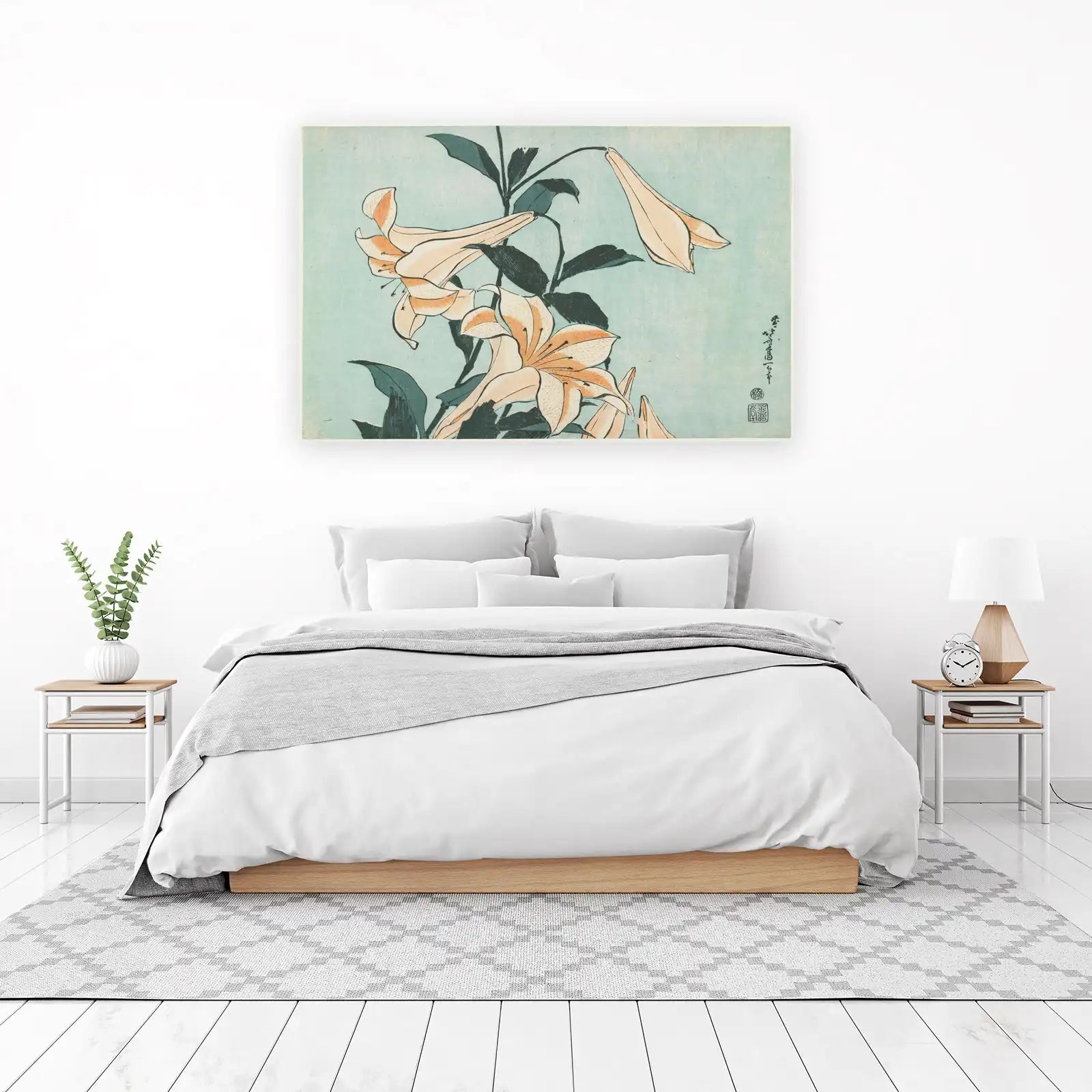 Elegant Lily Floral Wall Art Wall Art