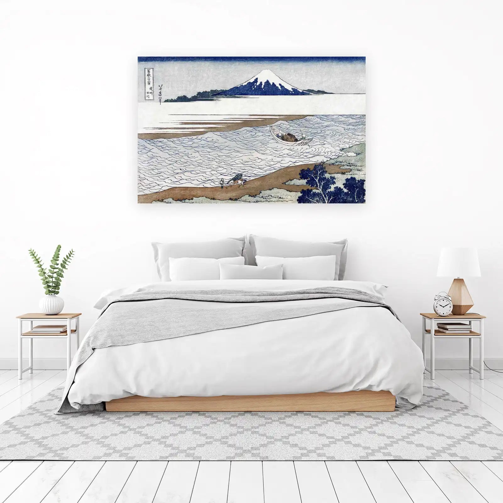 Majestic Fuji & River Journey Wall Art