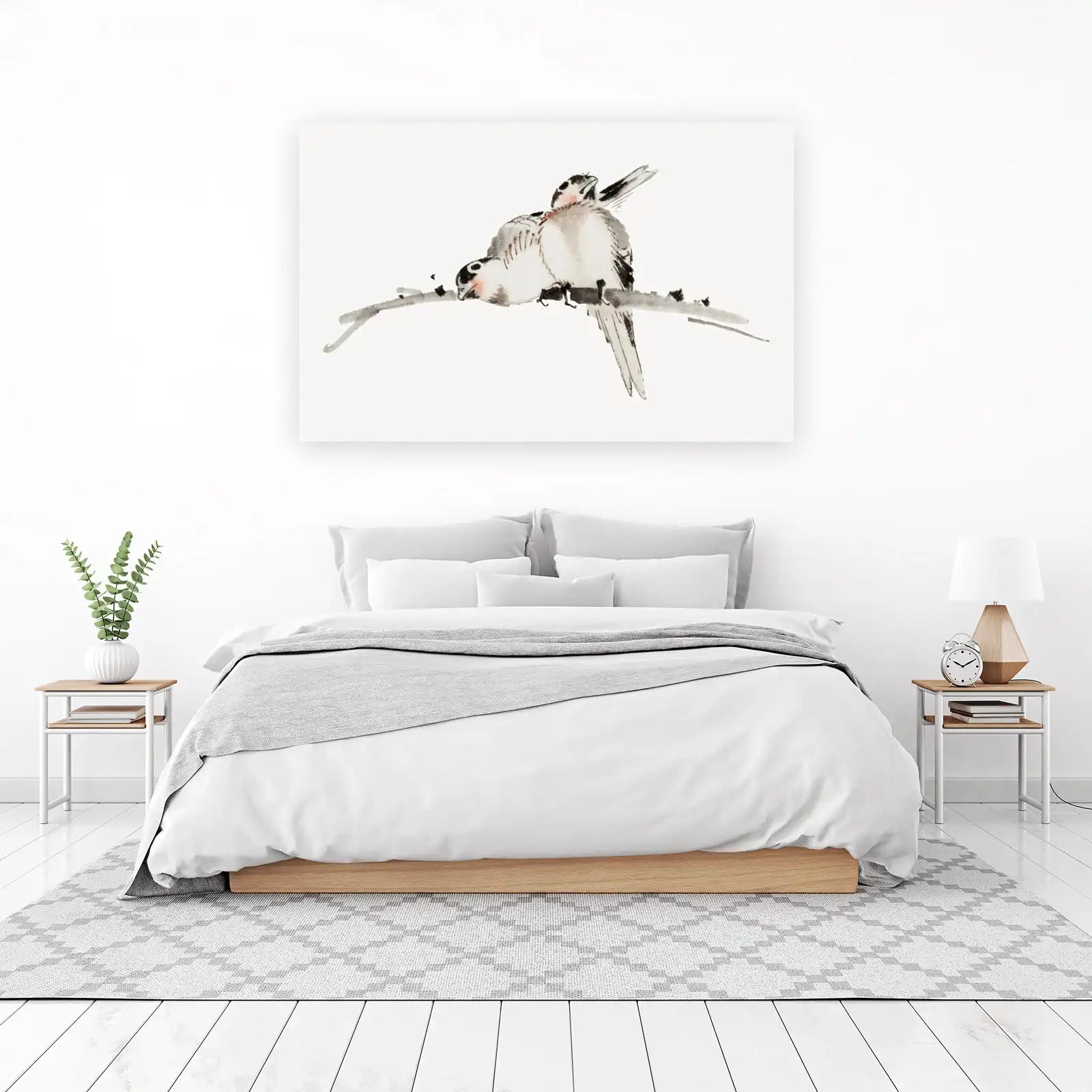Serene Birds Zen Art Wall Art