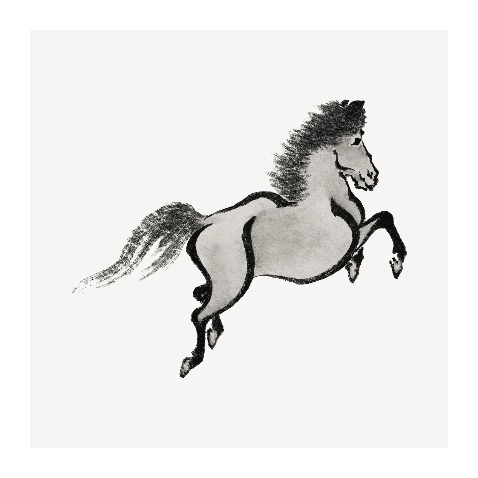 Majestic Horse Ink Art Wall Art
