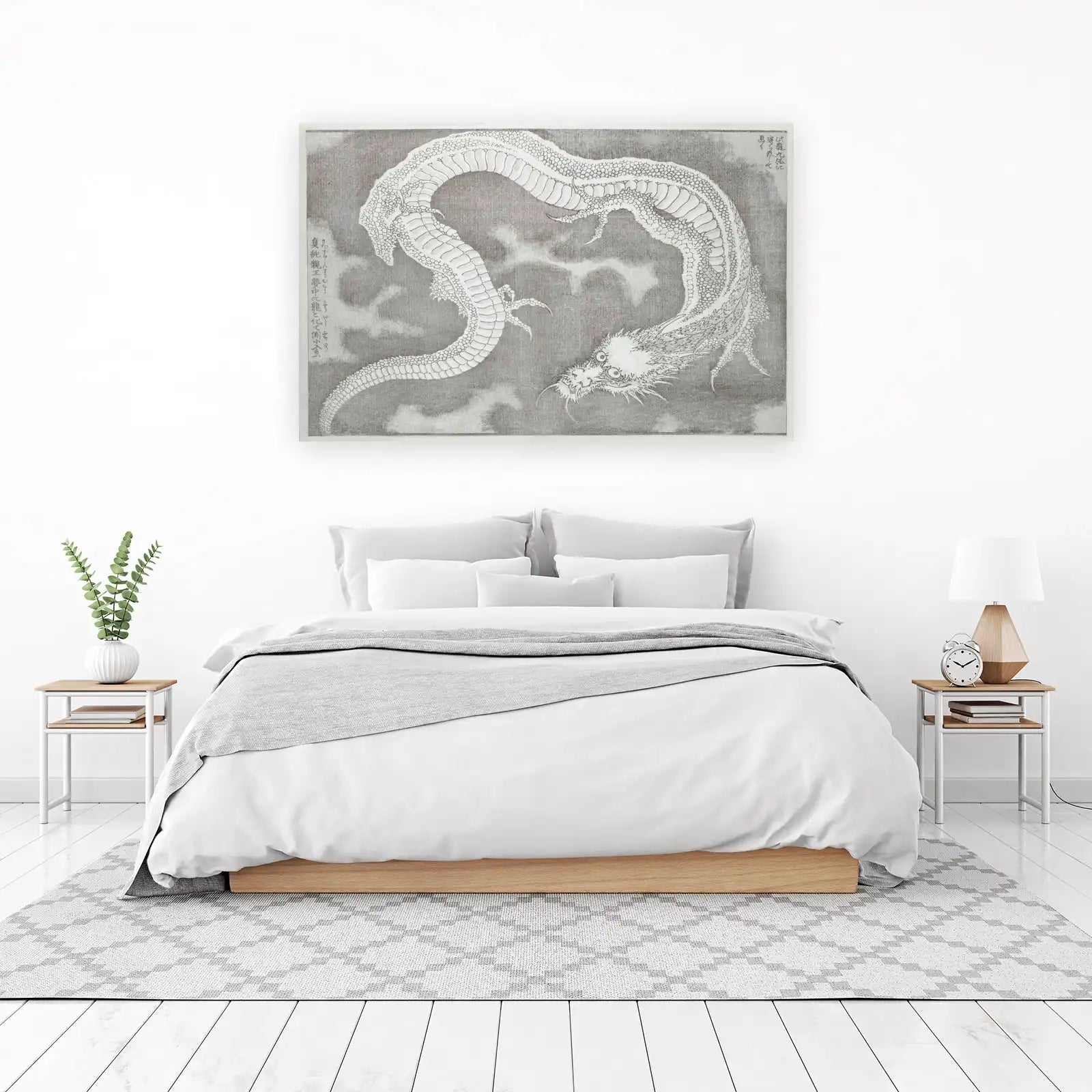 Majestic Dragon Ascending Wall Art