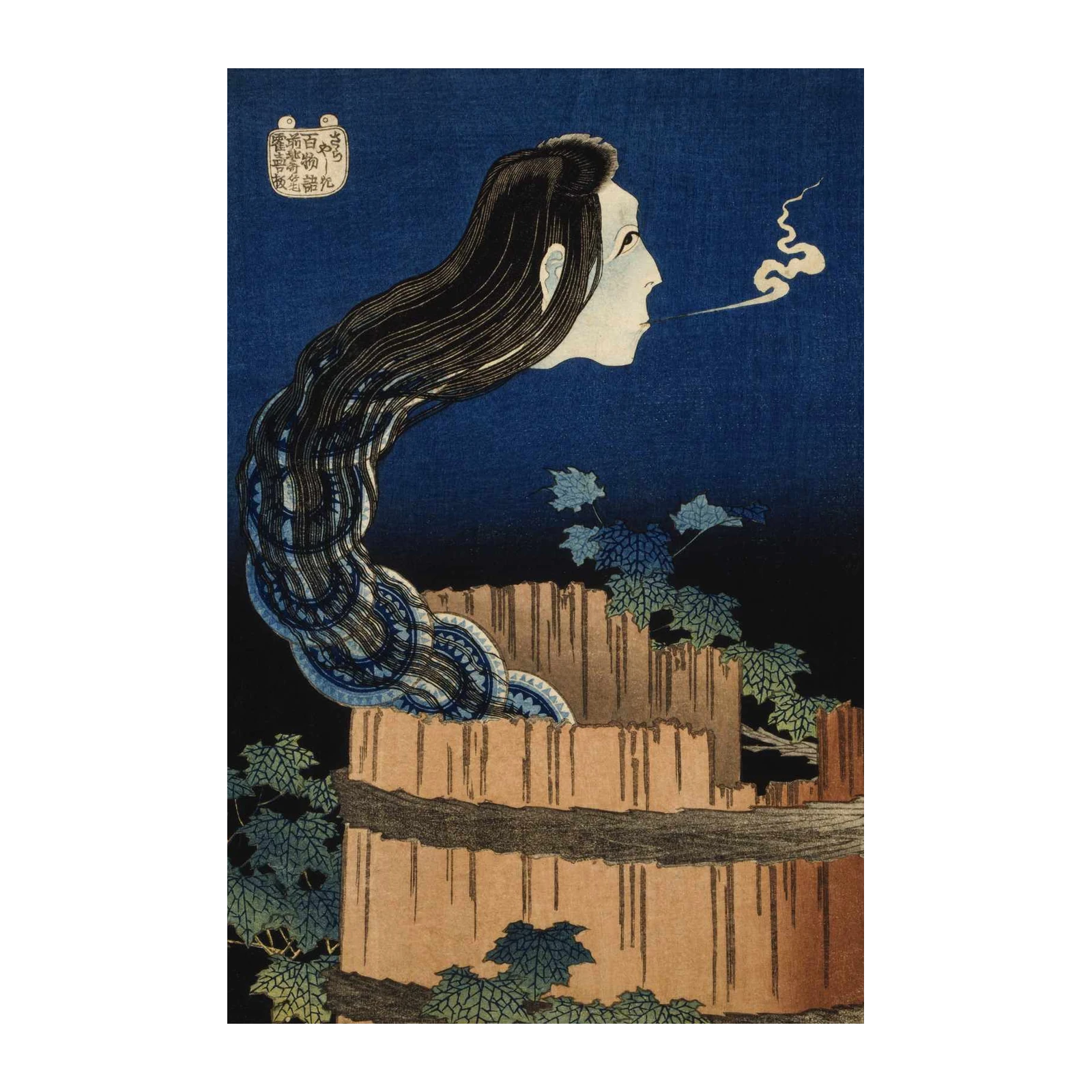 Haunting Beauty Japanese Ghost Wall Art Wall Art