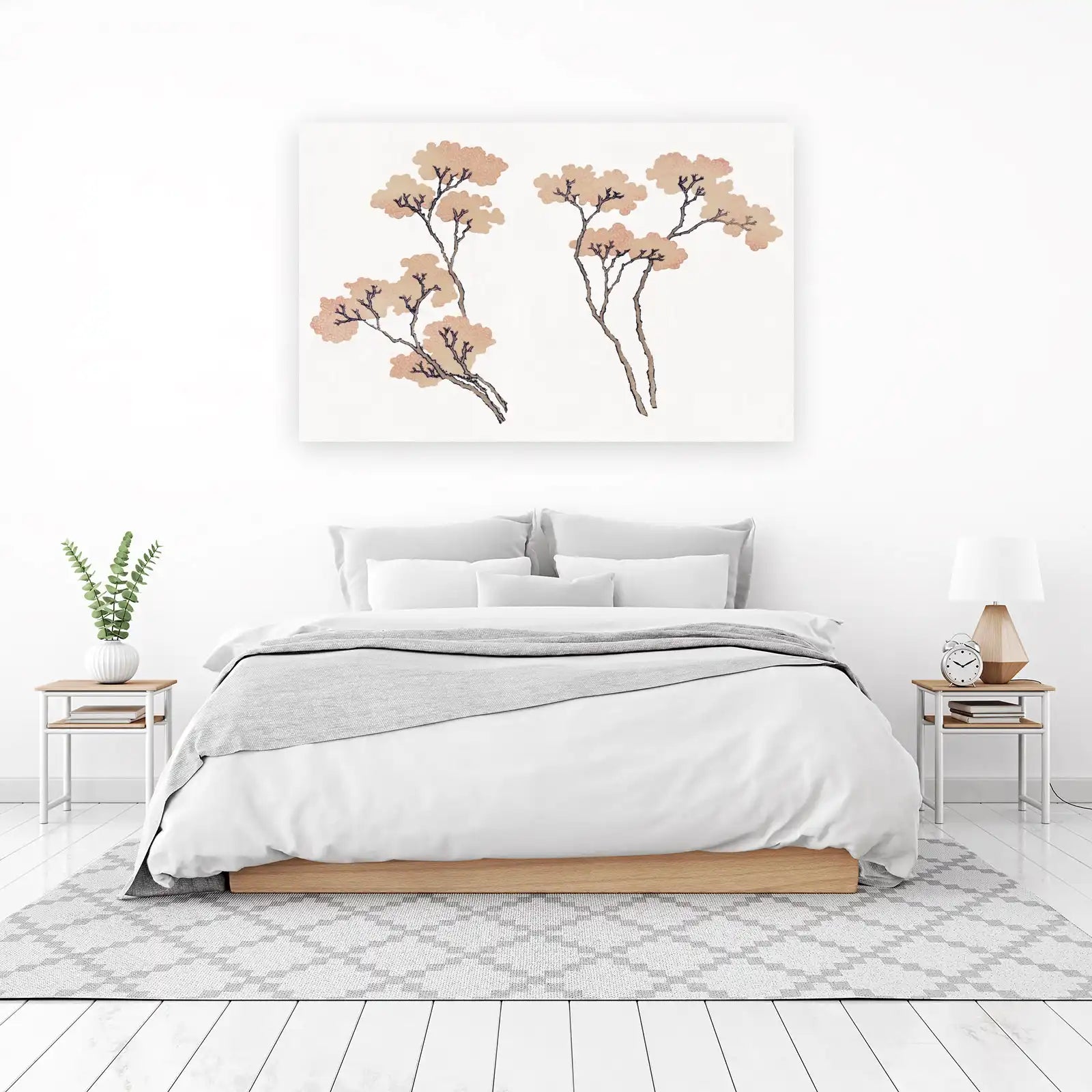 Serene Blossom Branches Wall Art